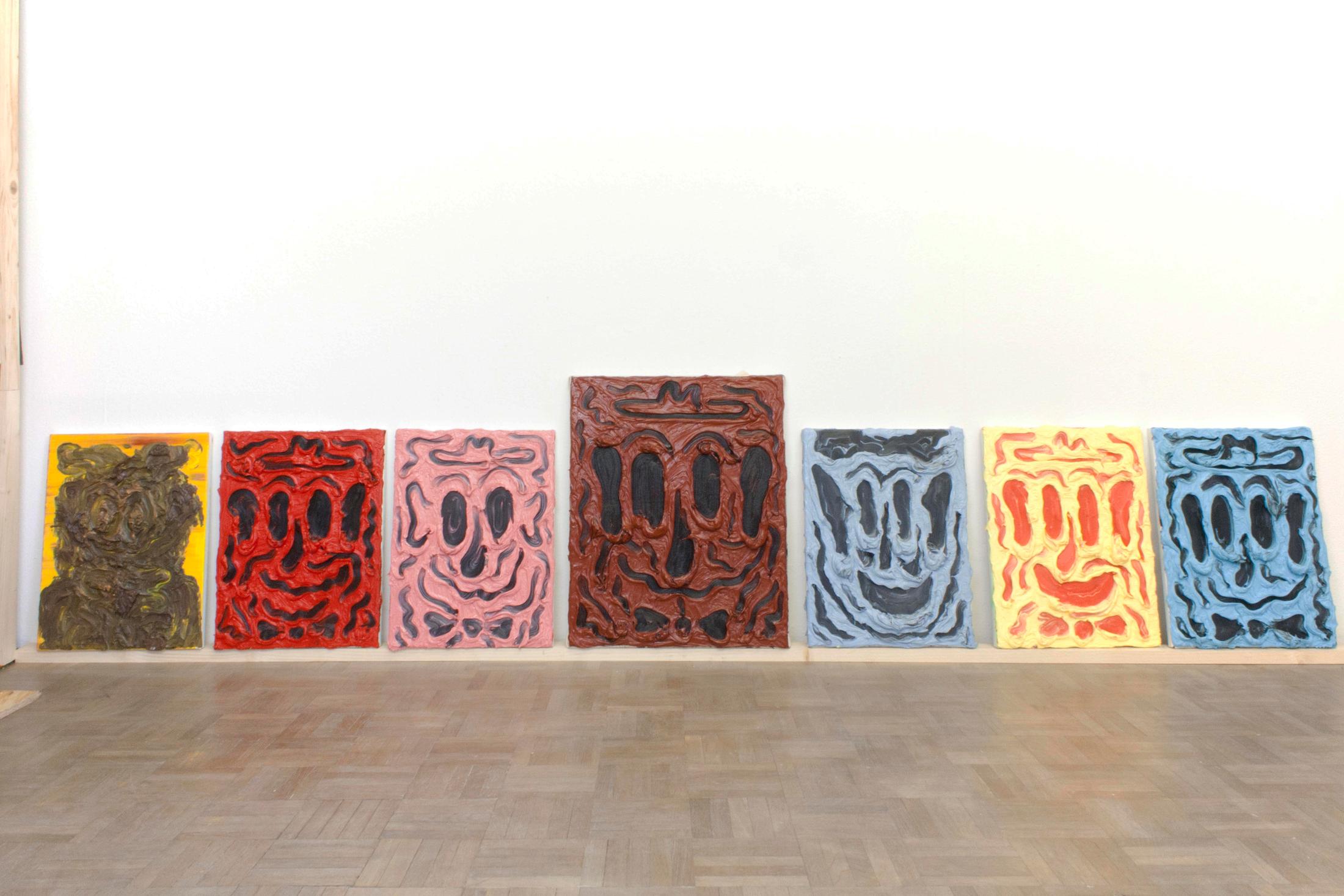 Exhibition View Beni Bischof "Nici's Bar" at Galerie Nicola von Senger 2018