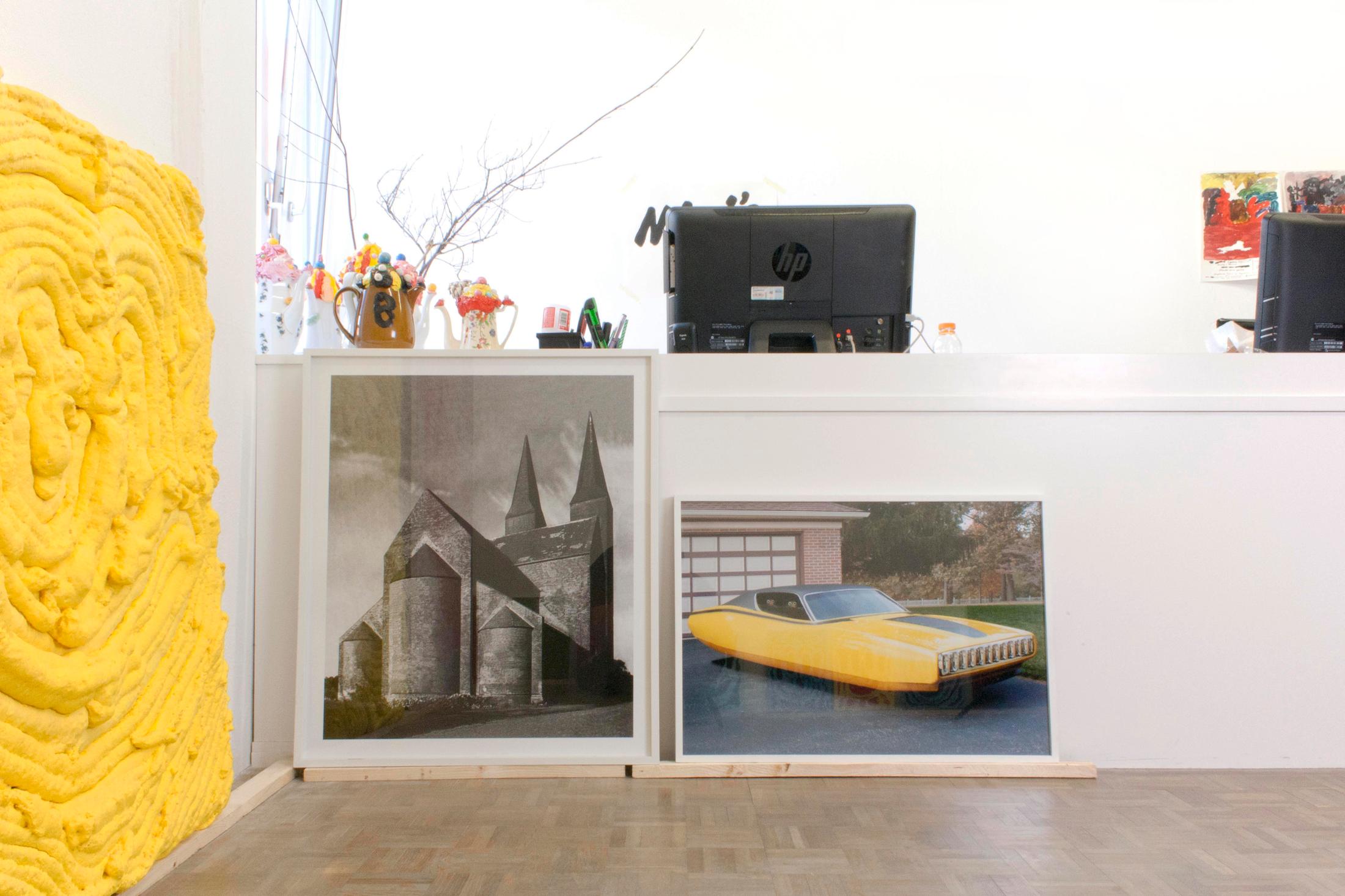 Exhibition View Beni Bischof "Nici's Bar" at Galerie Nicola von Senger 2018