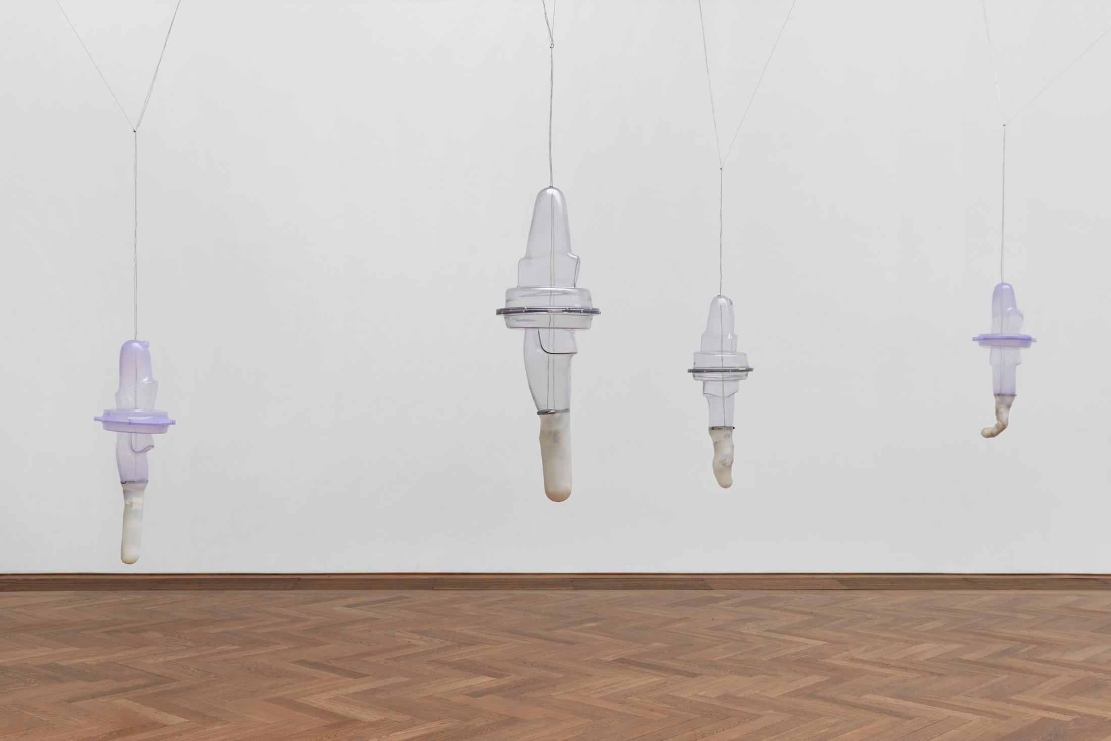 Exhibition View Berenice Olmedo Solo Show «Hic et Nunc» at Kunsthalle Basel, Basel, 2022 / Photo: Philipp Hänger / Courtesy: the artist and Kunsthalle Basel
