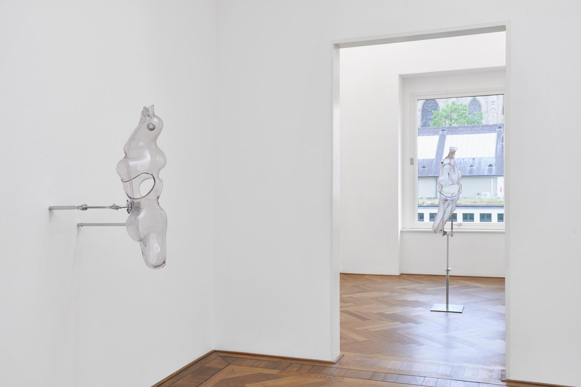 Exhibition View Berenice Olmedo Solo Show «Hic et Nunc» at Kunsthalle Basel, Basel, 2022 / Photo: Philipp Hänger / Courtesy: the artist and Kunsthalle Basel