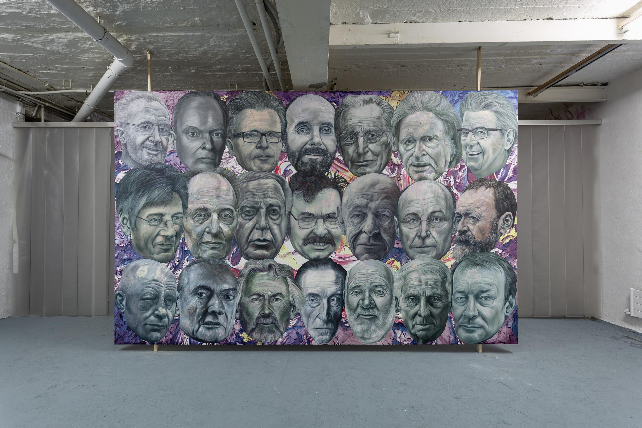 Exhibition View Groupshow «Can You Feel It?; view on Matthieu Dafflon, Les pieds sur terre, 2018» at Last Tango, Zurich, 2019 / Photo: Kilian Bannwart / Courtesy: the artist and Last Tango