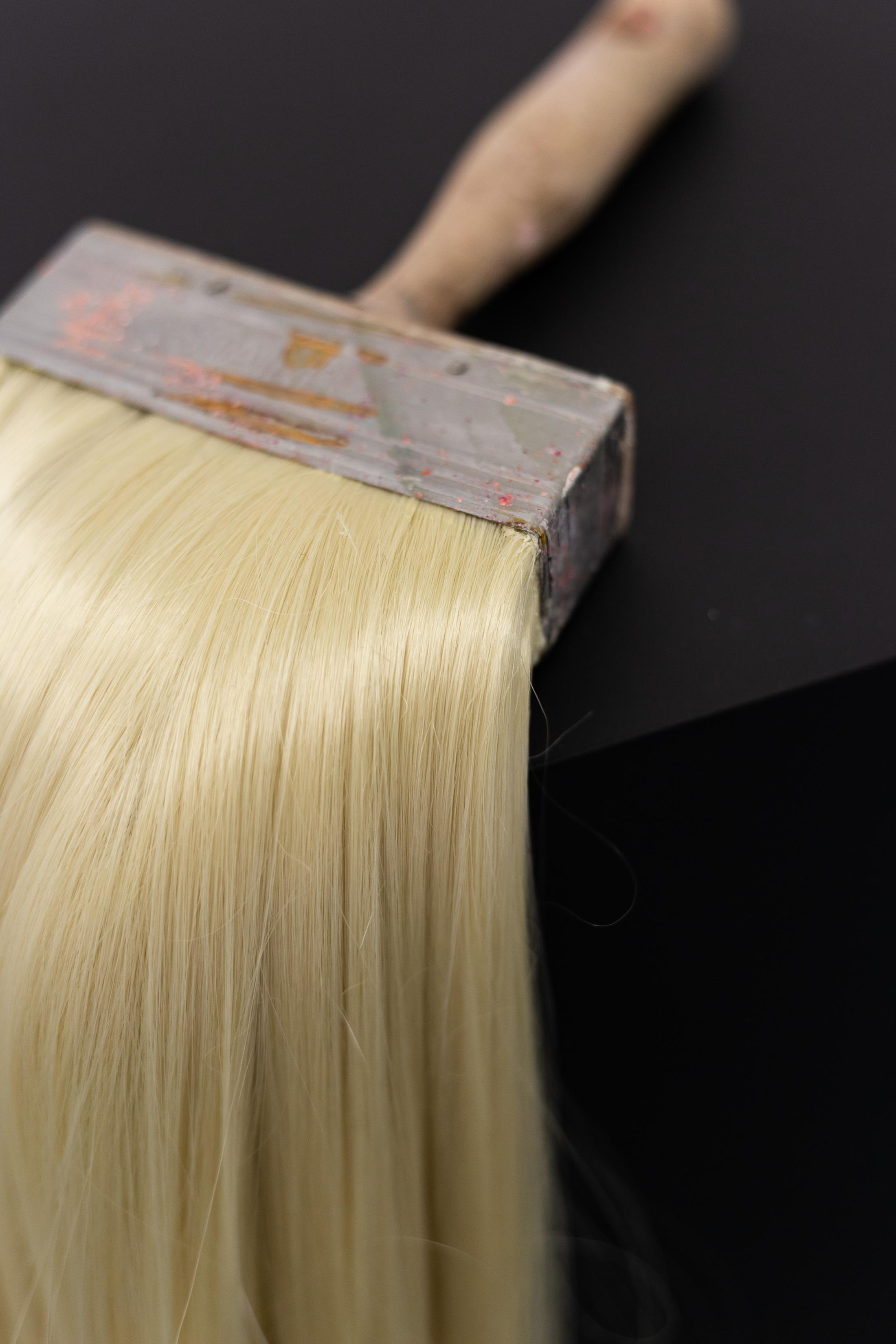 Exhibition View Groupshow «Can You Feel It?; view on Hannah Parr, Great hair, 2019» at Last Tango, Zurich, 2019 / Photo: Kilian Bannwart / Courtesy: the artist and Last Tango