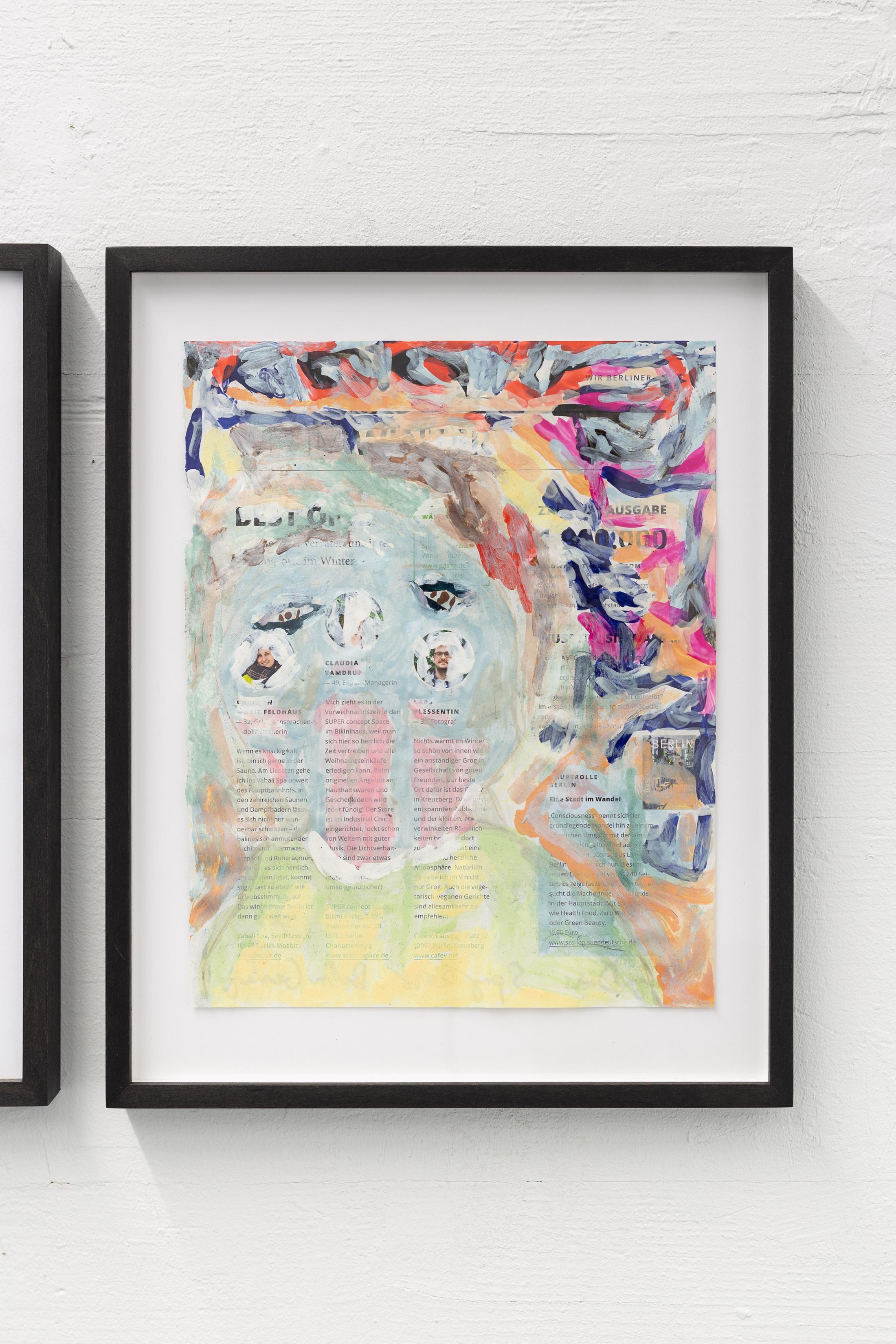 Exhibition View Groupshow «Can You Feel It?; view on Vaginal Davis, Karyl Norman’s Beside a Bubbling Brook, 2018» at Last Tango, Zurich, 2019 / Photo: Kilian Bannwart / Courtesy: the artist, Last Tango and Dan Gunn Gallery