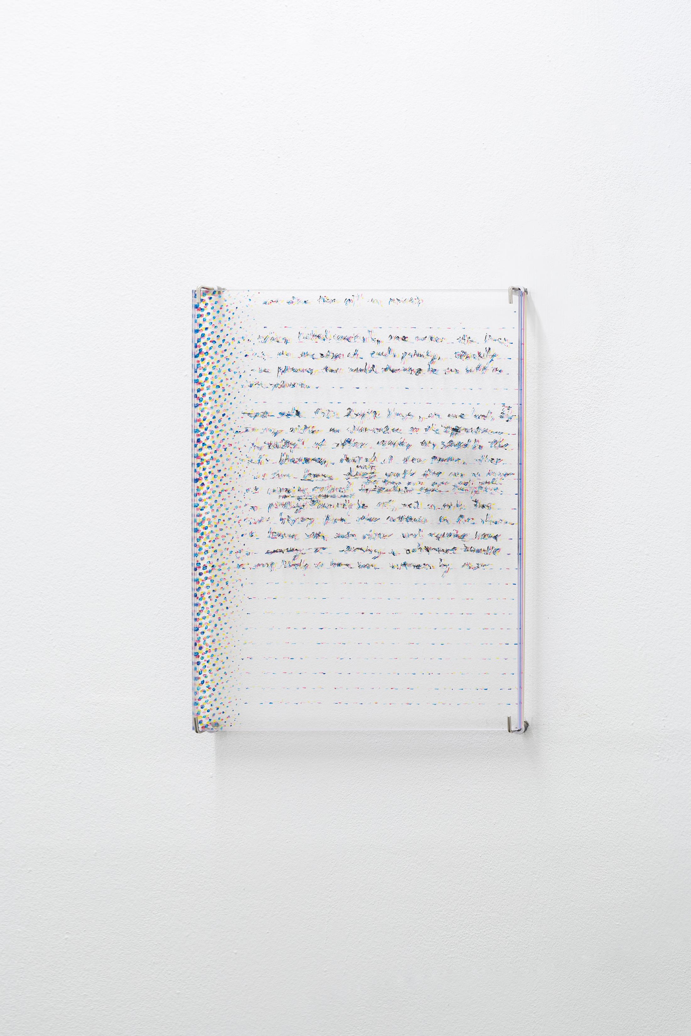 Exhibition View Groupshow «Can You Feel It?; view on Yuki Higashino, Notebook 1, 2019» at Last Tango, Zurich, 2019 / Photo: Kilian Bannwart / Courtesy: the artist and Last Tango