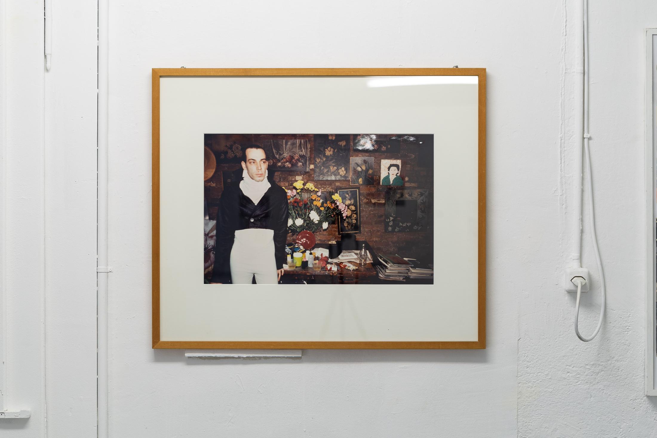 Exhibition View Groupshow «Can You Feel It?; view on Nan Goldin, Roommate as Napoleon, New Year’s Eve, NYC, 1980» at Last Tango, Zurich, 2019 / Photo: Kilian Bannwart / Courtesy: the artist and Last Tango