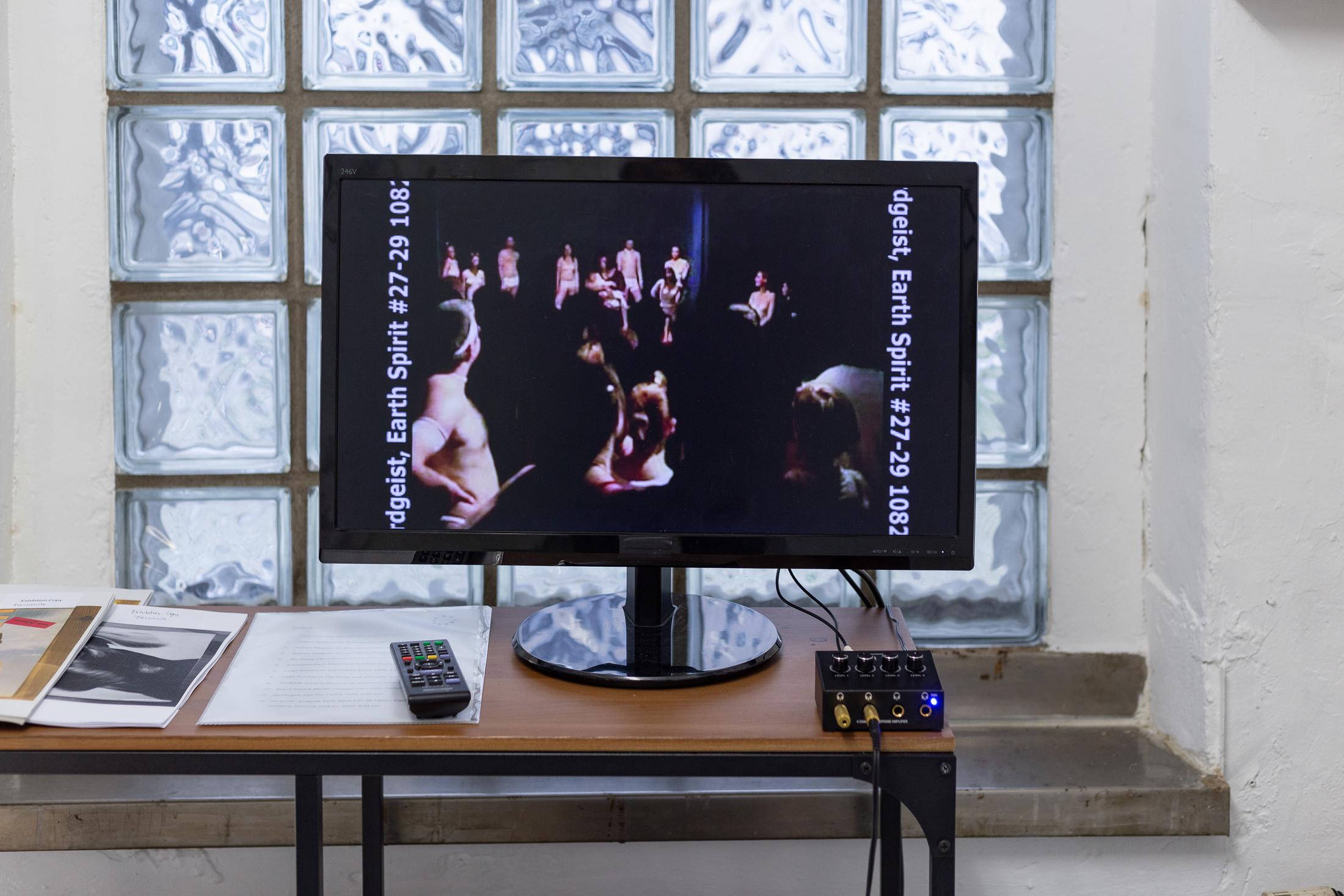 Exhibition View Groupshow «Can You Feel It?; view on VD as VB - Erdgeist, Earth Spirit #27-29 10827, Kapelica gallery, Ljubljana, Slovenia June 21, 2007» at Last Tango, Zurich, 2019 / Photo: Kilian Bannwart / Courtesy: the artist and Last Tango