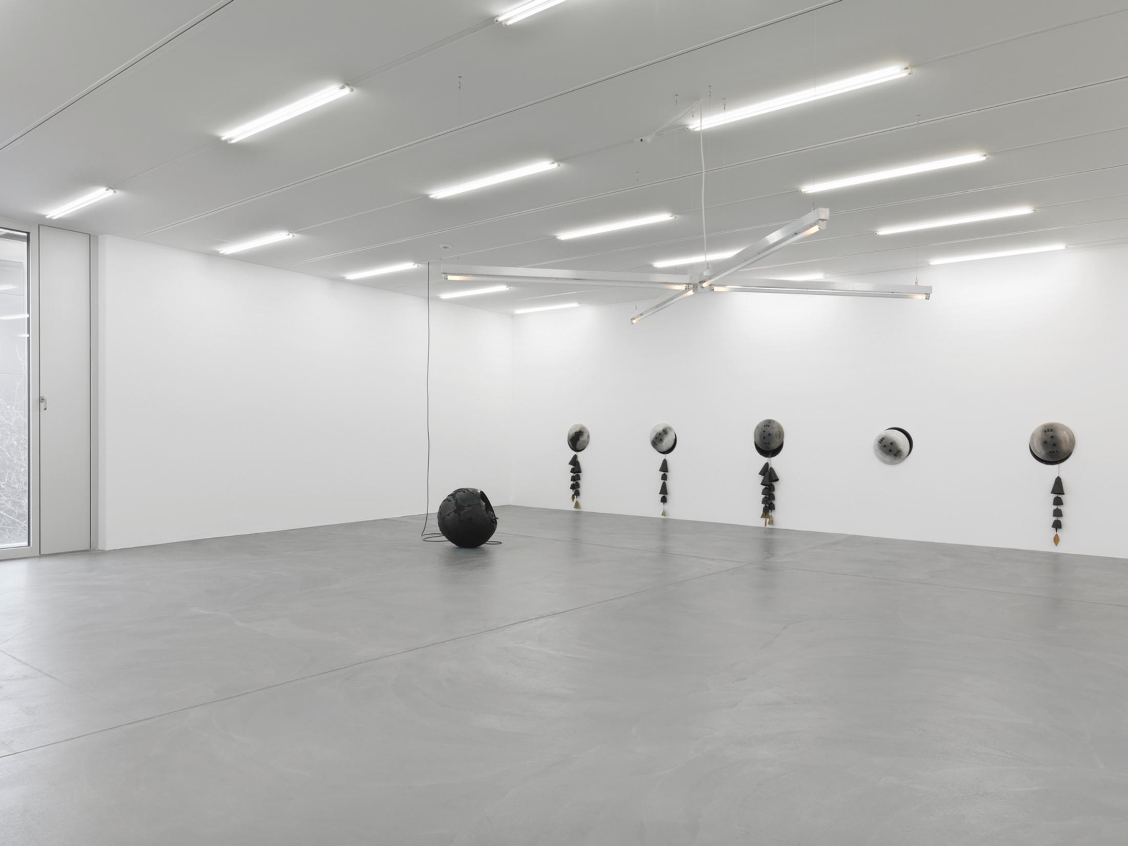 Installation View Cooper Jacoby "Disgorgers" at LUMA Westbau, Zurich, 2017 / Photo: Stefan Altenburger, Courtesy: the artist