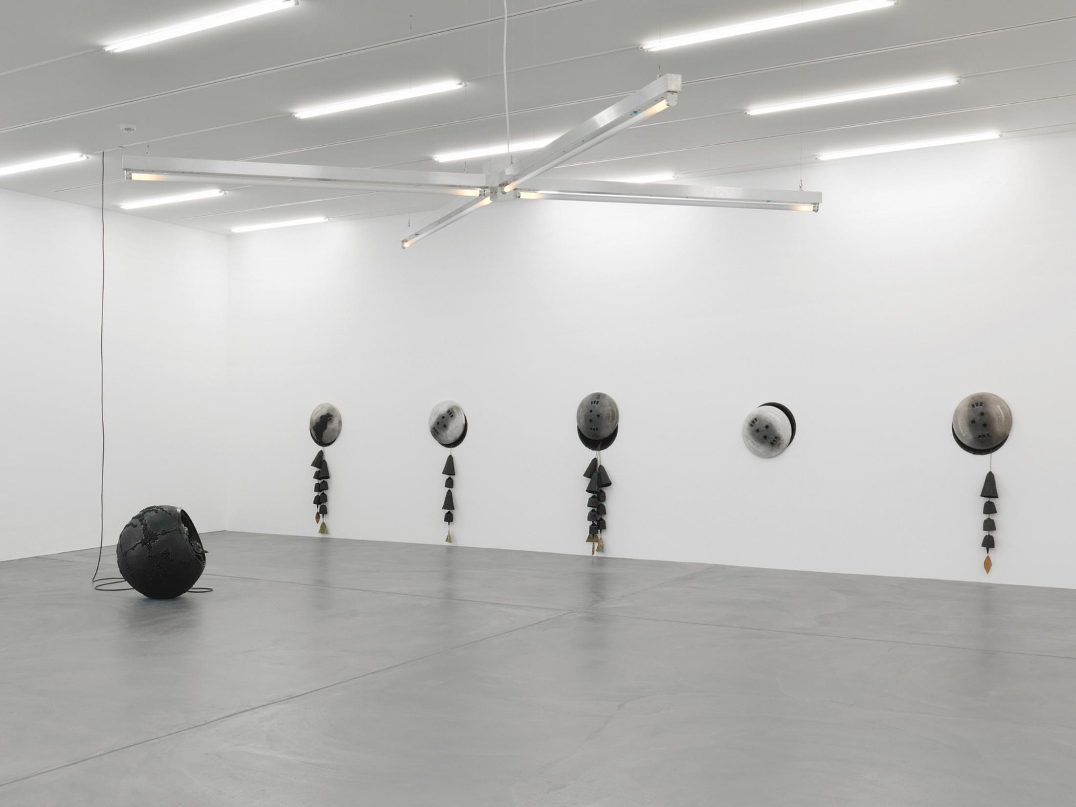 Installation View Cooper Jacoby "Disgorgers" at LUMA Westbau, Zurich, 2017 / Photo: Stefan Altenburger, Courtesy: the artist