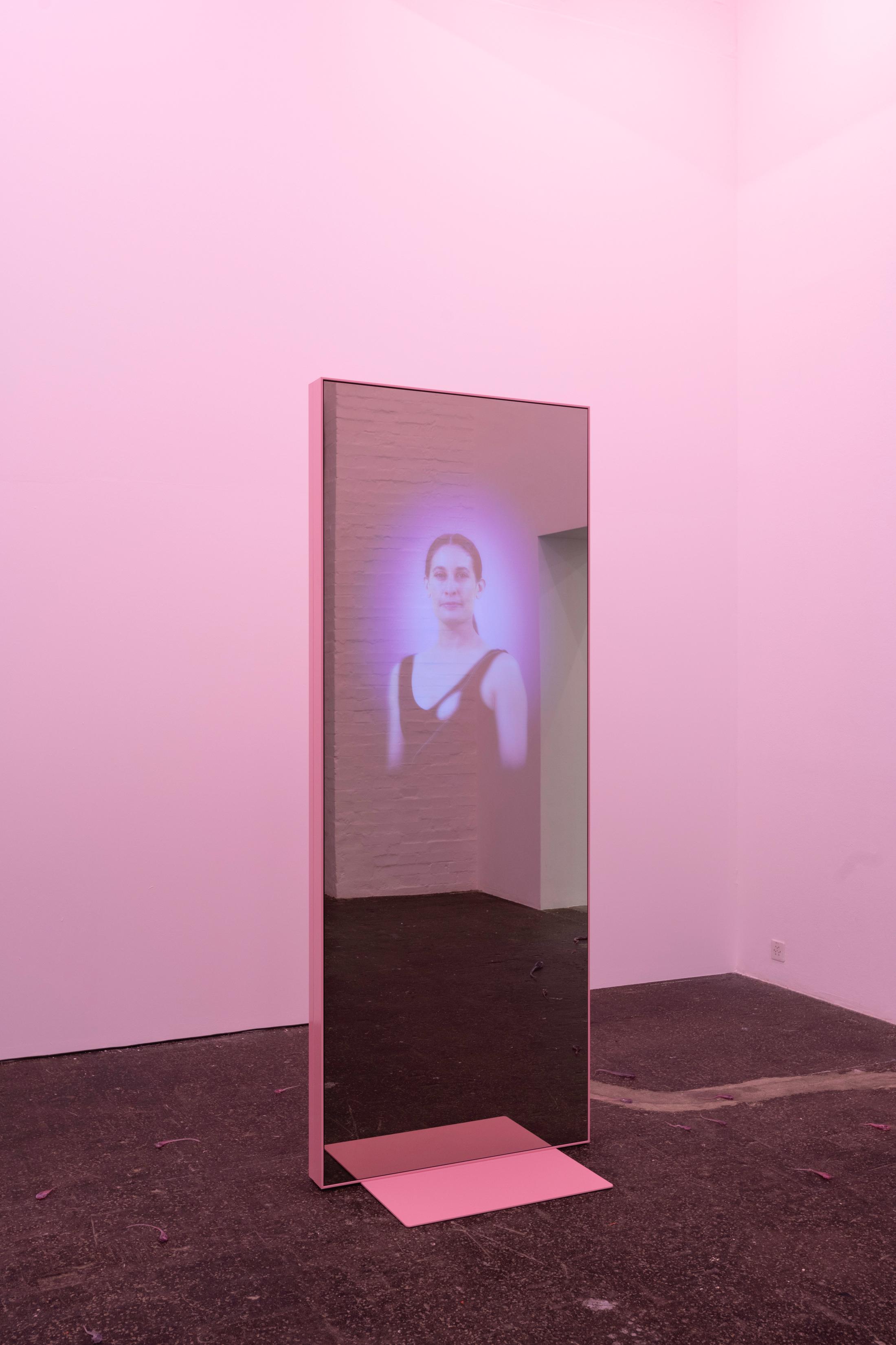 Exhibition View Group Show «Entangled Events; view on Eva Zornio, To poke gently in the ribs, 2022» at Kunst Halle Sankt Gallen, St. Gallen, 2022 / Photo: Sebastian Schaub / Courtesy: the artist and Kunst Halle Sankt Gallen