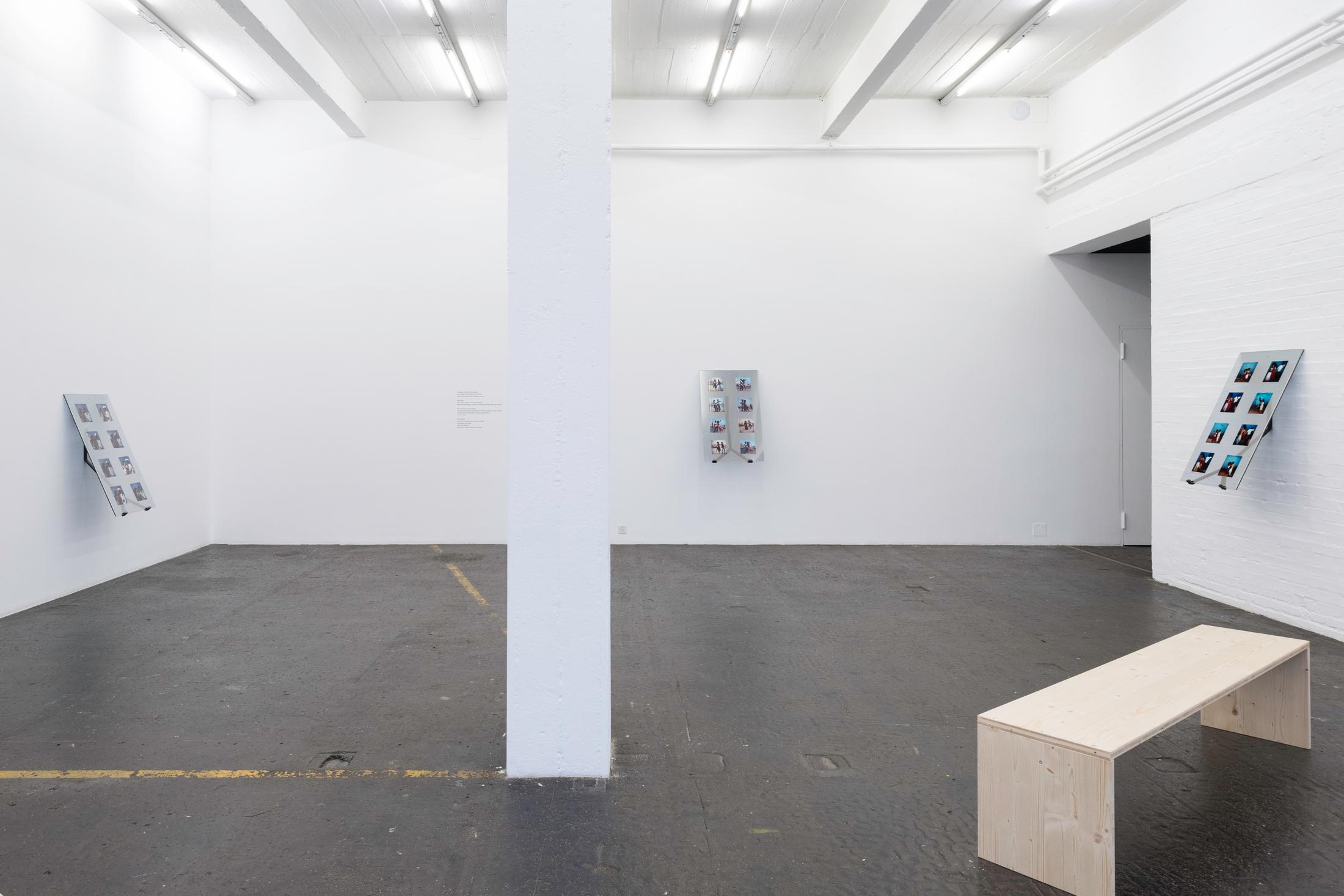 Exhibition View Group Show «Entangled Events» at Kunst Halle Sankt Gallen, St. Gallen, 2022 / Photo: Sebastian Schaub / Courtesy: the artists and Kunst Halle Sankt Gallen