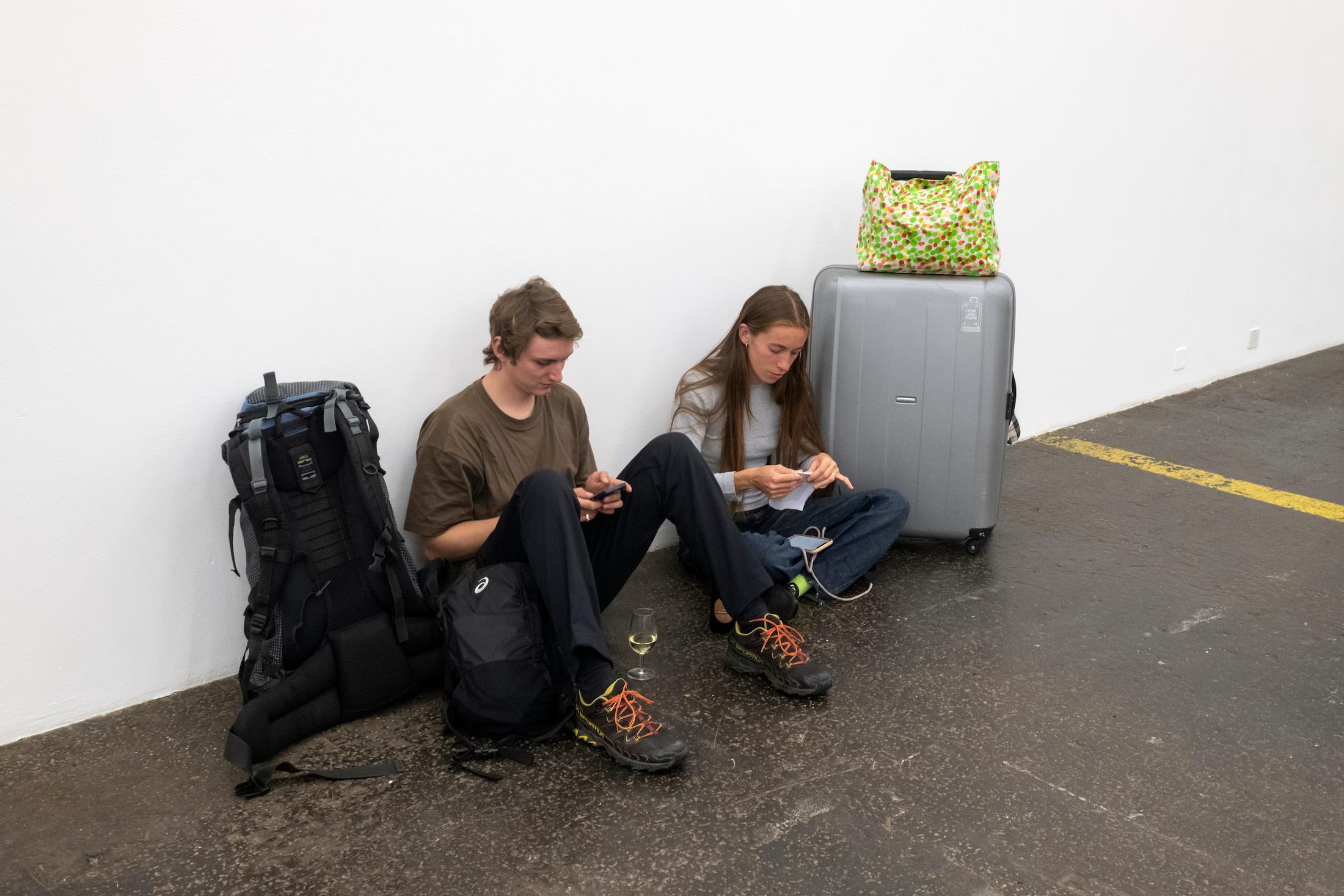 Exhibition View Group Show «Entangled Events; view on Natalie Portman, Been there done that, 2022» at Kunst Halle Sankt Gallen, St. Gallen, 2022 / Photo: Sebastian Schaub / Courtesy: the artist and Kunst Halle Sankt Gallen