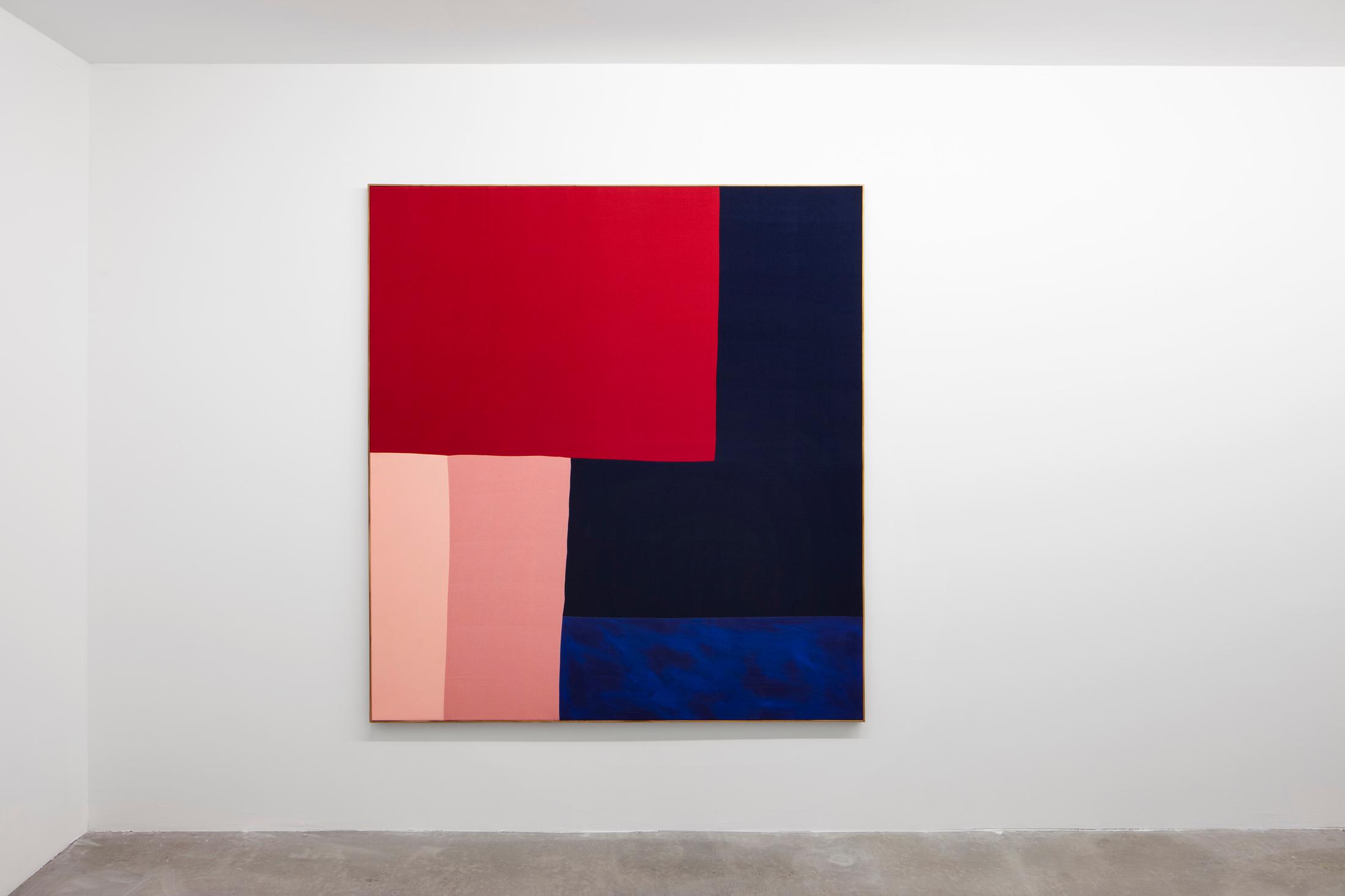 Exhibition View Ethan Cook Soloshow "Sets" at GALERIE PHILIPPZOLLINGER, Zurich, 2019 / Photo: Photo: Conradin Frei / Courtesy the artist and GALERIE PHILIPPZOLLINGER