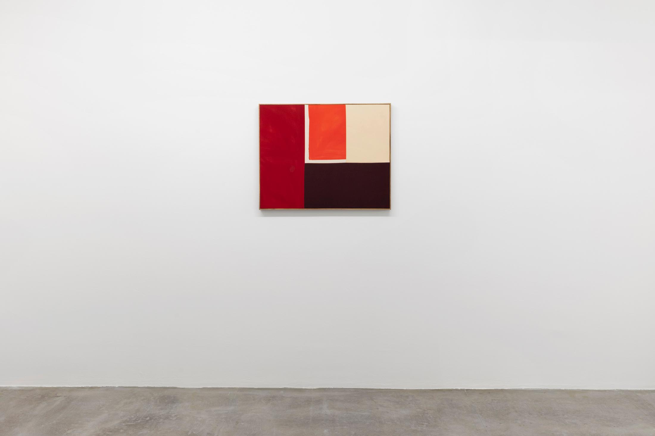 Exhibition View Ethan Cook Soloshow "Sets" at GALERIE PHILIPPZOLLINGER, Zurich, 2019 / Photo: Photo: Conradin Frei / Courtesy the artist and GALERIE PHILIPPZOLLINGER