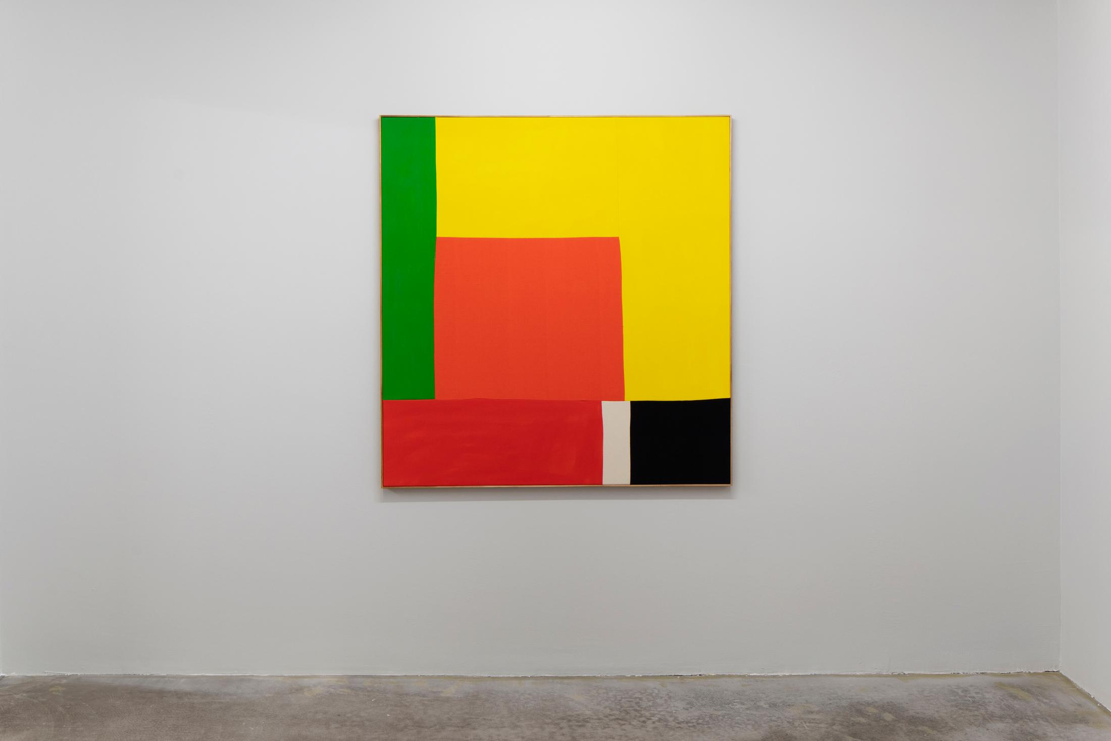 Exhibition View Ethan Cook Soloshow "Sets" at GALERIE PHILIPPZOLLINGER, Zurich, 2019 / Photo: Photo: Conradin Frei / Courtesy the artist and GALERIE PHILIPPZOLLINGER