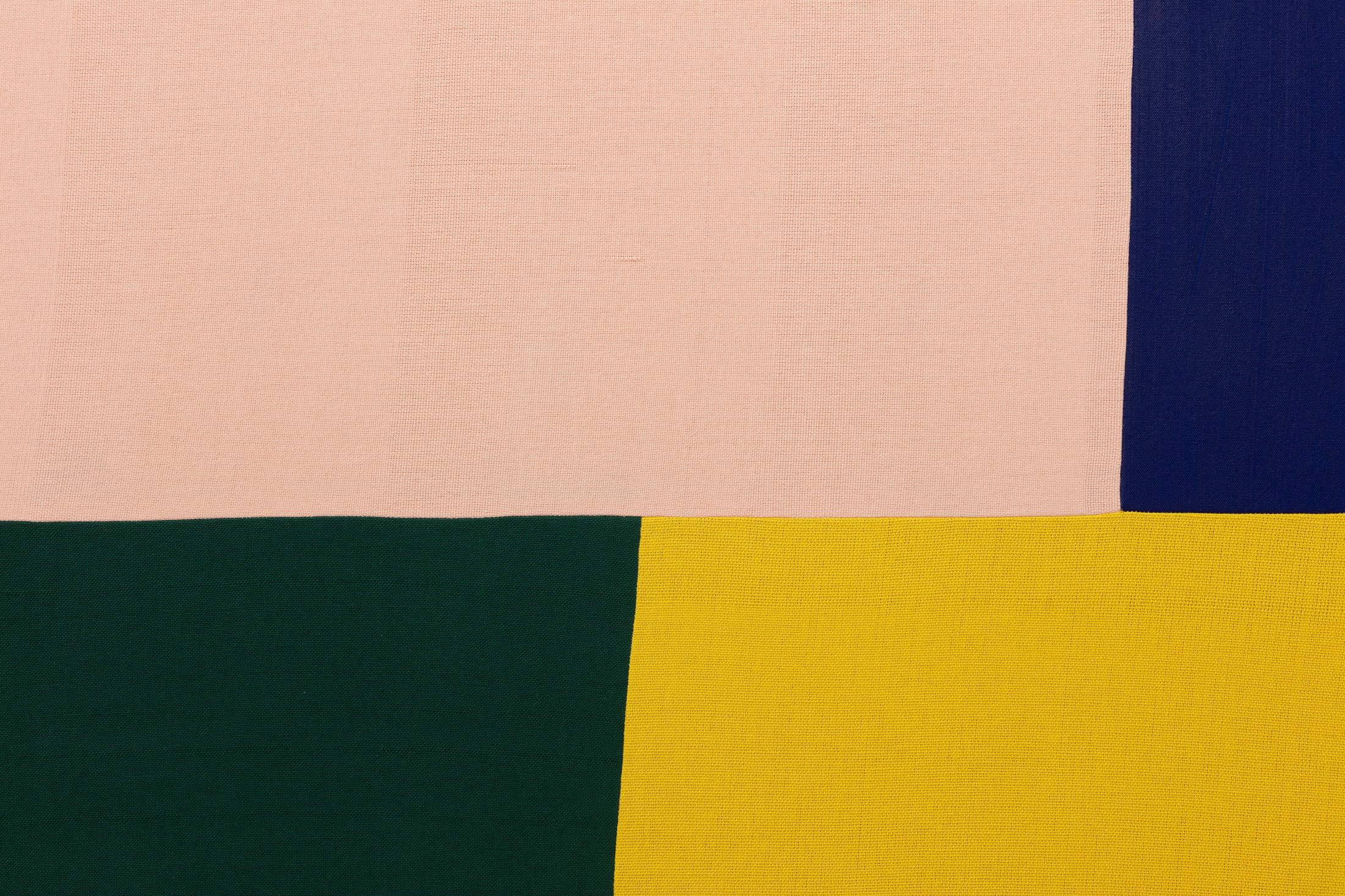 Exhibition View Ethan Cook Soloshow "Sets; view on Untitled, 2019 (detail)" at GALERIE PHILIPPZOLLINGER, Zurich, 2019 / Photo: Photo: Conradin Frei / Courtesy the artist and GALERIE PHILIPPZOLLINGER