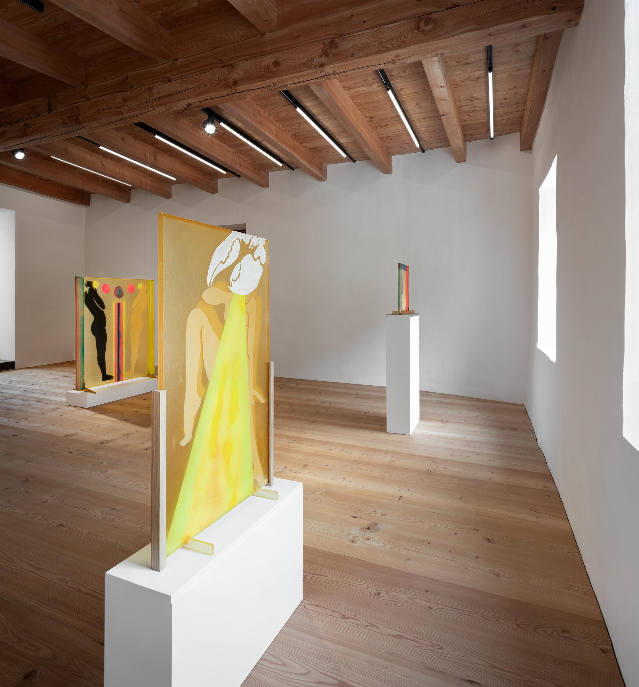 Exhibition View Evelyne Axell Solo Show «Body Double» at Muzeum Susch, Susch, 2020 / Photo: Maja Wirkus / Courtesy: Muzeum Susch / Art Stations Foundation CH