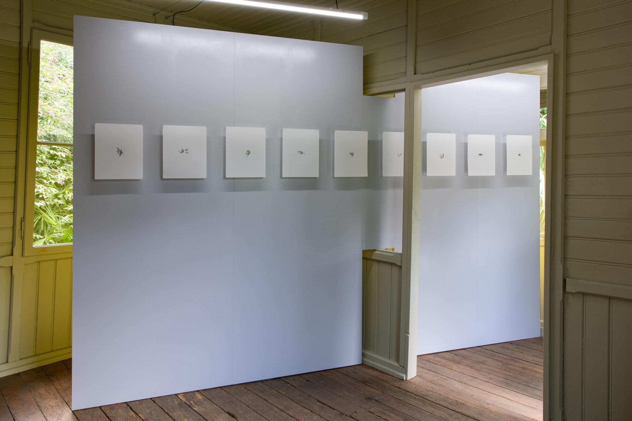 Exhibition View Izidora L. LETHE Solo Show «Songs to the Suns; view on Izidora L. LETHE, WE, 2021» at the Cabaret Voltaire, Zurich/Monte Verità, 2021 / Photo: © Diana Pfammatter / Courtesy: the artists and Cabaret Voltaire