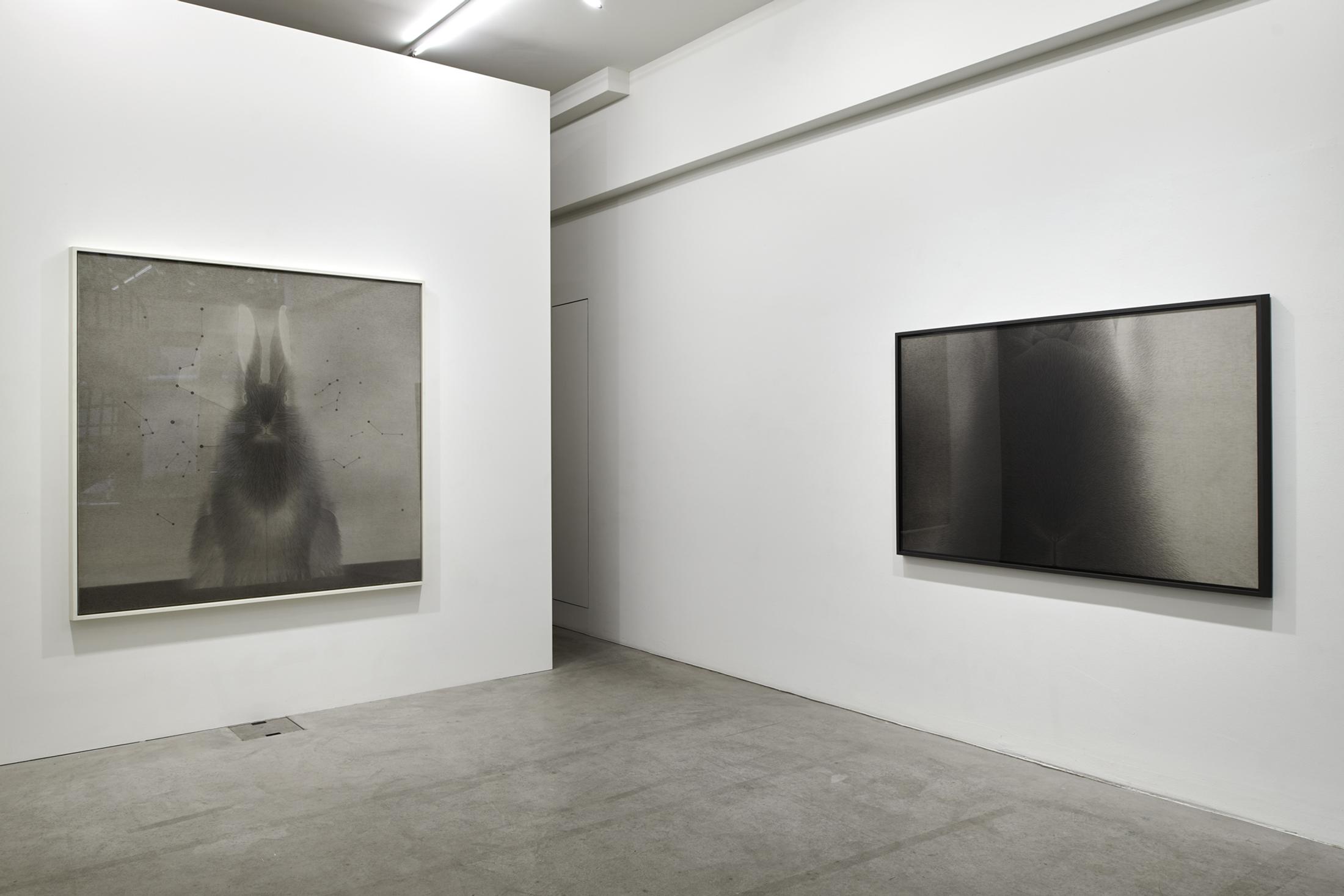 Exhibition View Shao Fan Solo Show «The Ink of Yu Han» at Galerie Urs Meile, Lucerne, 2021 / Courtesy: the artist and Galerie Urs Meile