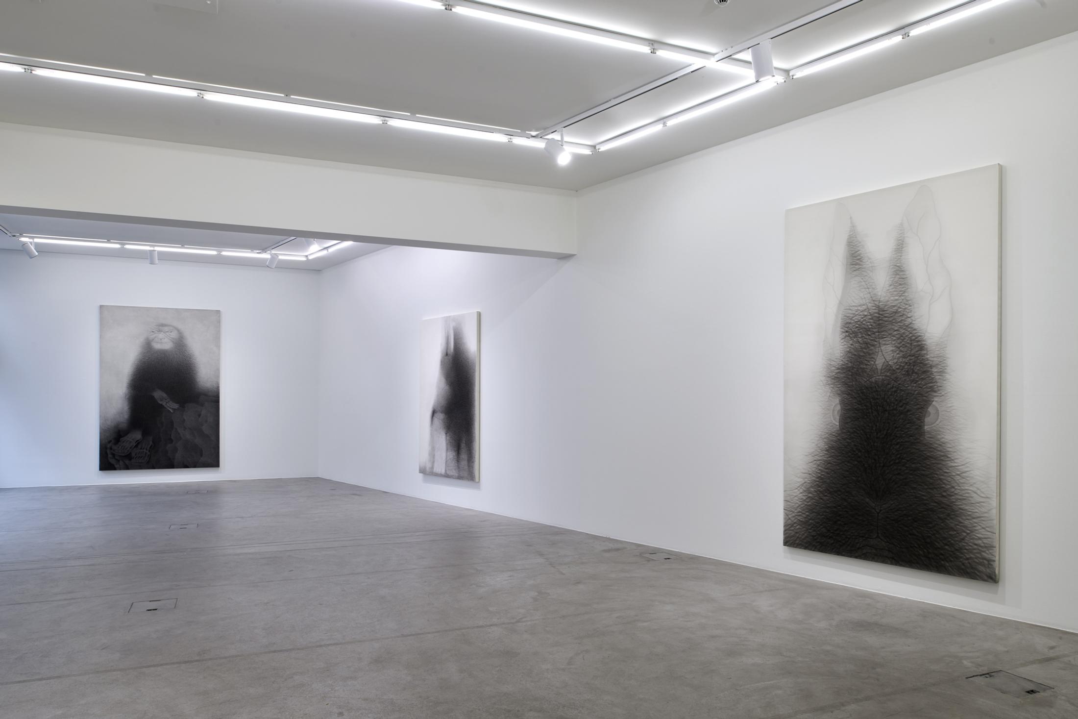 Exhibition View Shao Fan Solo Show «The Ink of Yu Han» at Galerie Urs Meile, Lucerne, 2021 / Courtesy: the artist and Galerie Urs Meile