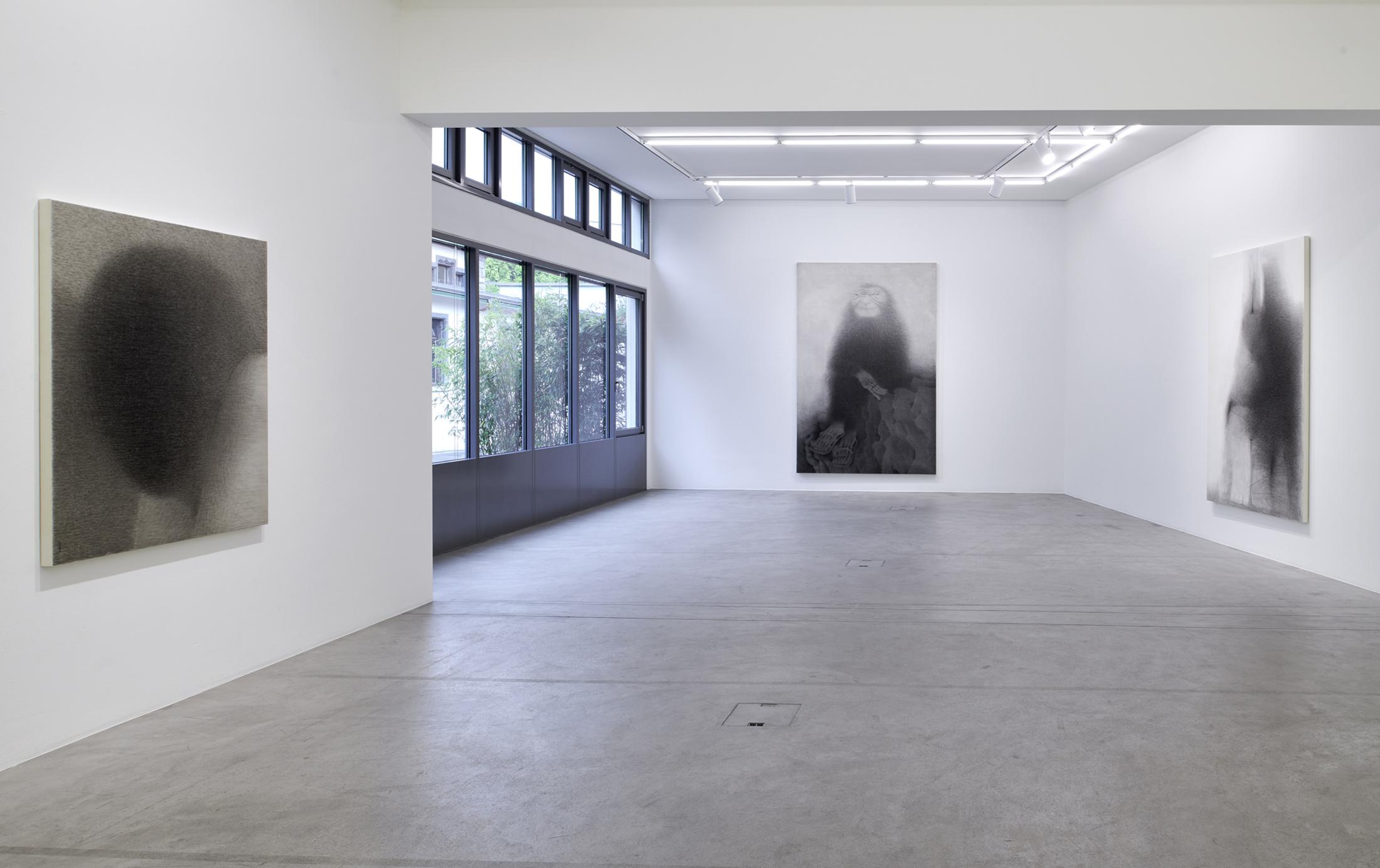 Exhibition View Shao Fan Solo Show «The Ink of Yu Han» at Galerie Urs Meile, Lucerne, 2021 / Courtesy: the artist and Galerie Urs Meile