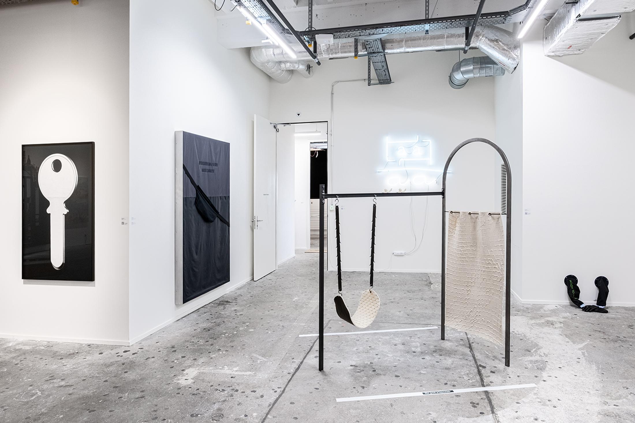 Exhibition View Group Show «Collections d’Artistes» at Le Commun, Geneva, 2025 / Photo: Daniel Leal / Courtesy: Spielact Festival