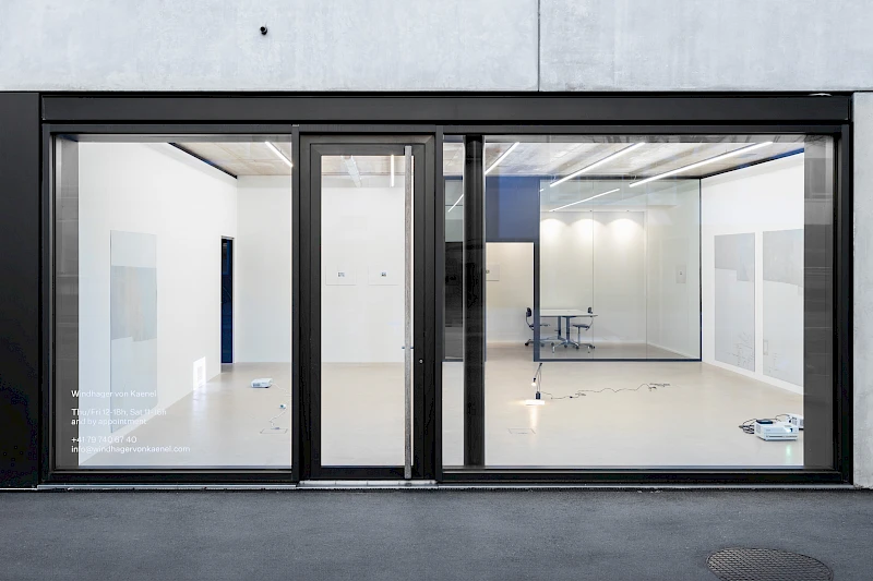 Exhibition View Solo Show Gilles Jacot «Plat du jour» at Windhager von Kaenel, Zug, 2025 / Photo: Oliver Kümmerli / Courtesy: the artist and Windhager von Kaenel