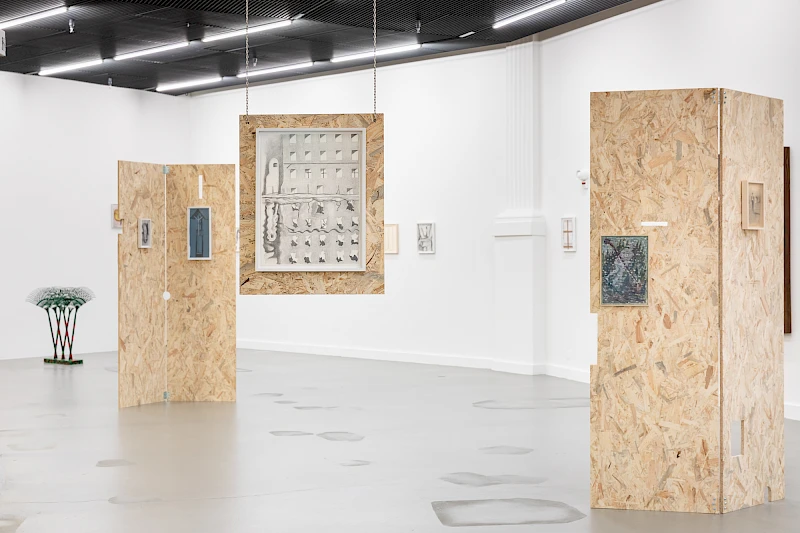 Exhibition View Timo Vogel Solo Show «Unstable Conditions» at Kunsthalle Luzern, Lucerne, Switzerland, 2025 / Photo: Kilian Bannwart / Courtesy: the artist and Kunsthalle Luzern