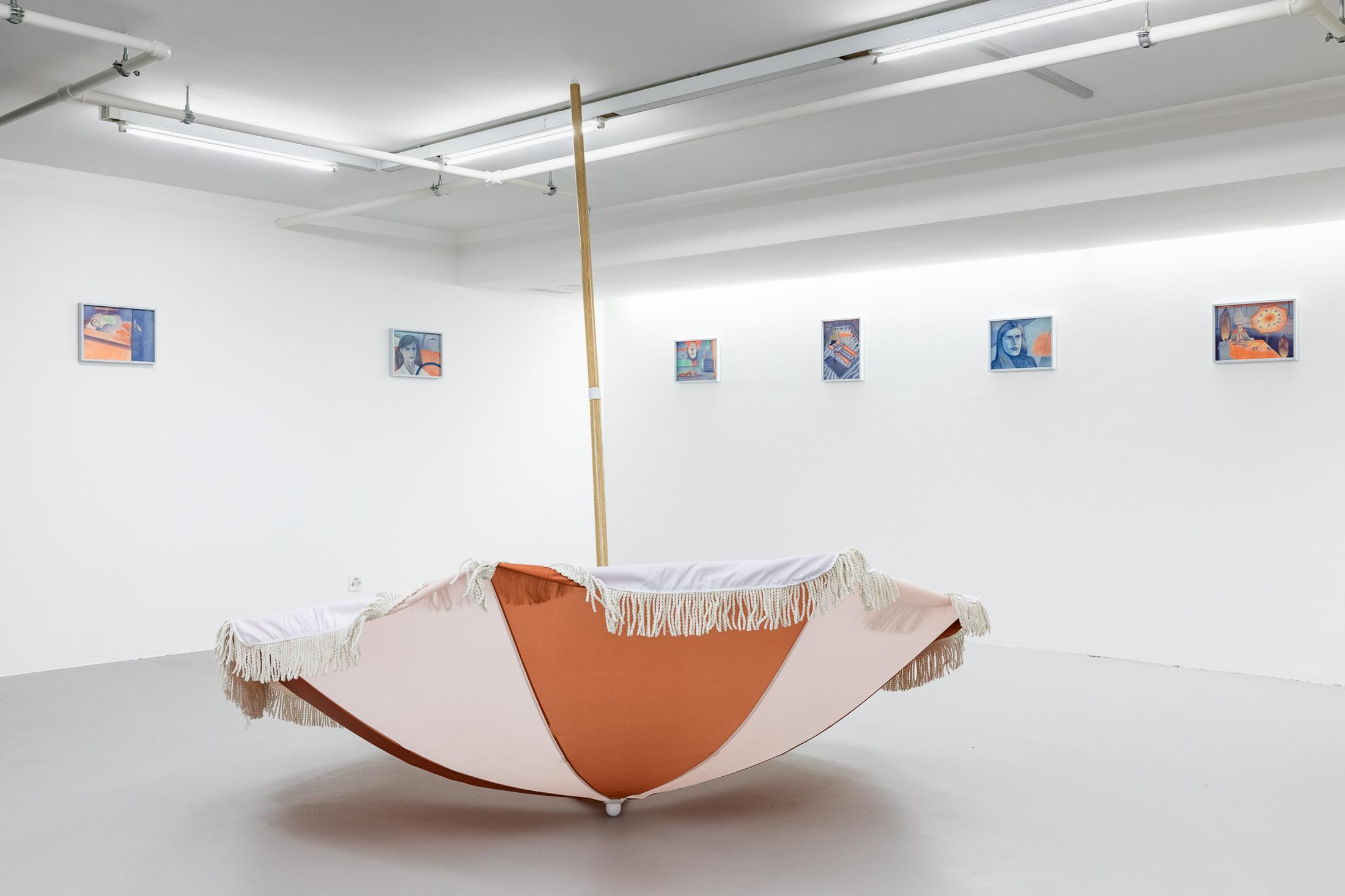 Exhibition View Timo Vogel Solo Show «Unstable Conditions» at Kunsthalle Luzern, Lucerne, Switzerland, 2025 / Photo: Kilian Bannwart / Courtesy: the artist and Kunsthalle Luzern