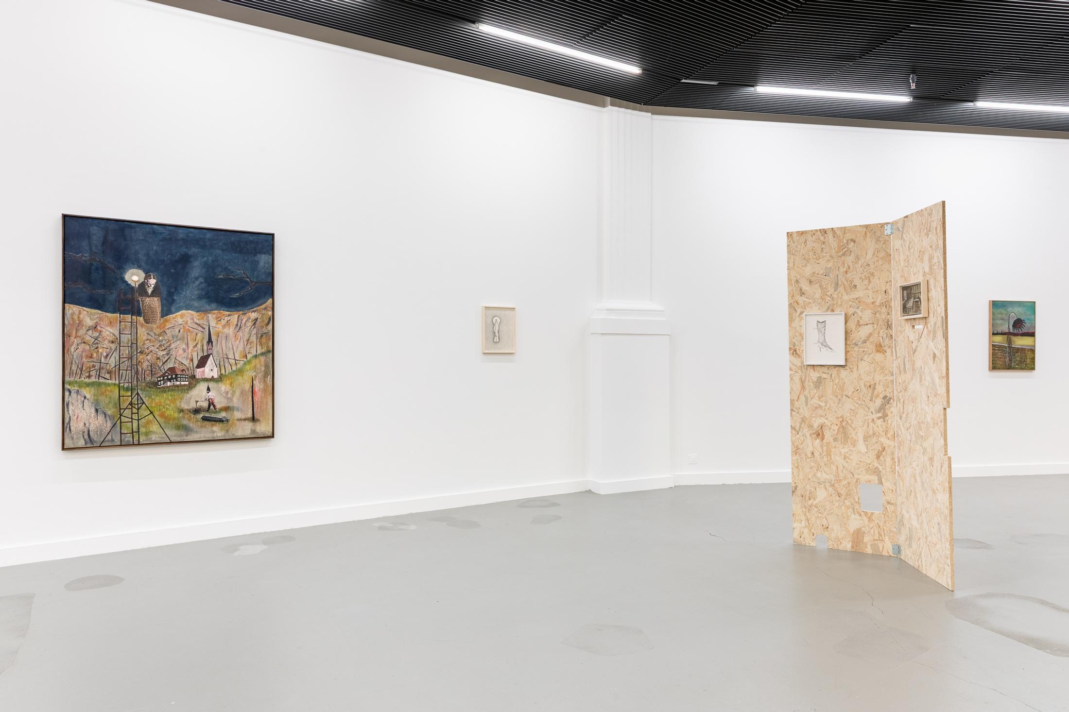 Exhibition View Timo Vogel Solo Show «Unstable Conditions» at Kunsthalle Luzern, Lucerne, Switzerland, 2025 / Photo: Kilian Bannwart / Courtesy: the artist and Kunsthalle Luzern