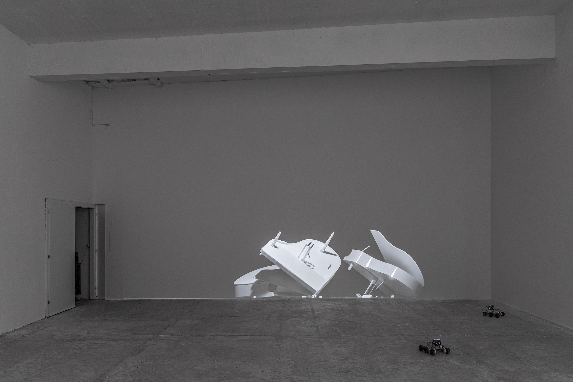 Exhibition View Alfatih Solo Show «Looking Good as the World Falls Apart» at CIRCUIT Centre d’art contemporain, Lausanne, Switzerland, 2025 / Photo: Aude Mayer / Courtesy: the artist and CIRCUIT