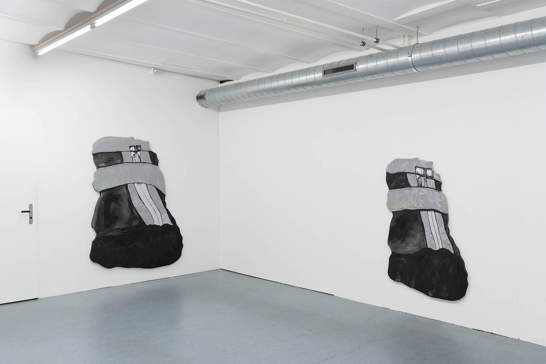 Exhibition View Salomé Engel Solo Show «From Cowboy to Cobaye» at marytwo, Lucerne, Switzerland, 2025 / Photo: marytwo / Courtesy: the artist and marytwo