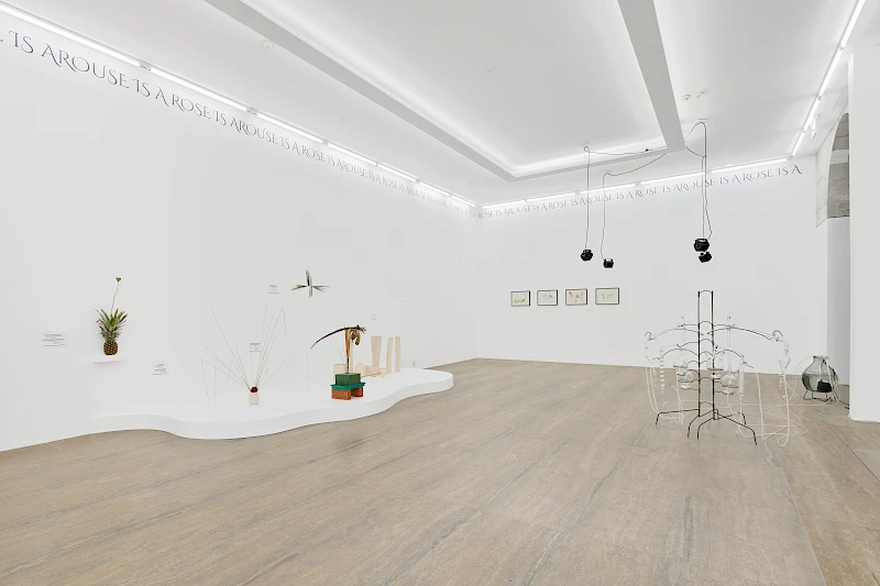 Exhibition View Group Show «Defiant Gardens» at Halle Nord, Geneva, 2025 / Photo: Thomas Maisonnasse / Courtesy: the artists and Halle Nord