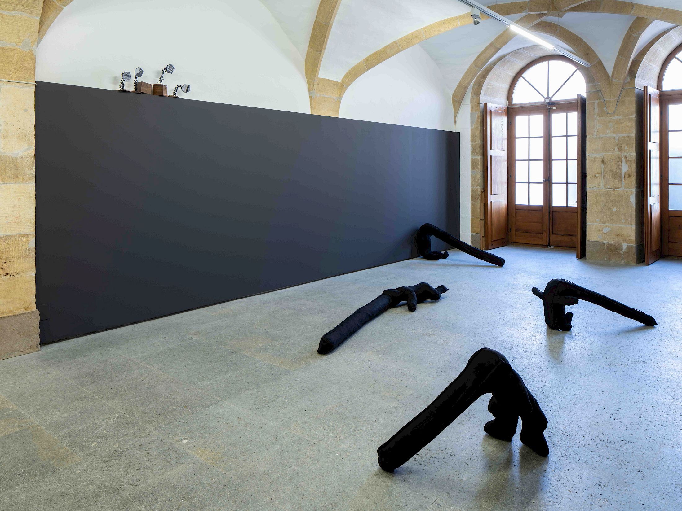 Exhibition View Solo Show Dorian Sari «Le Futur Imparfait» at Centre d'Art Contemporain Yverdon-les-Bains, 2025 / Photo: Anne-Laure Lechat / Courtesy: the artist and Centre d'Art Contemporain Yverdon-les-Bains