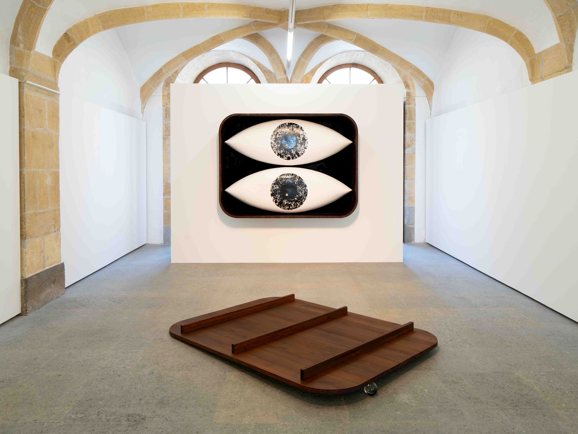 Exhibition View Solo Show Dorian Sari «Le Futur Imparfait» at Centre d'Art Contemporain Yverdon-les-Bains, 2025 / Photo: Anne-Laure Lechat / Courtesy: the artist and Centre d'Art Contemporain Yverdon-les-Bains