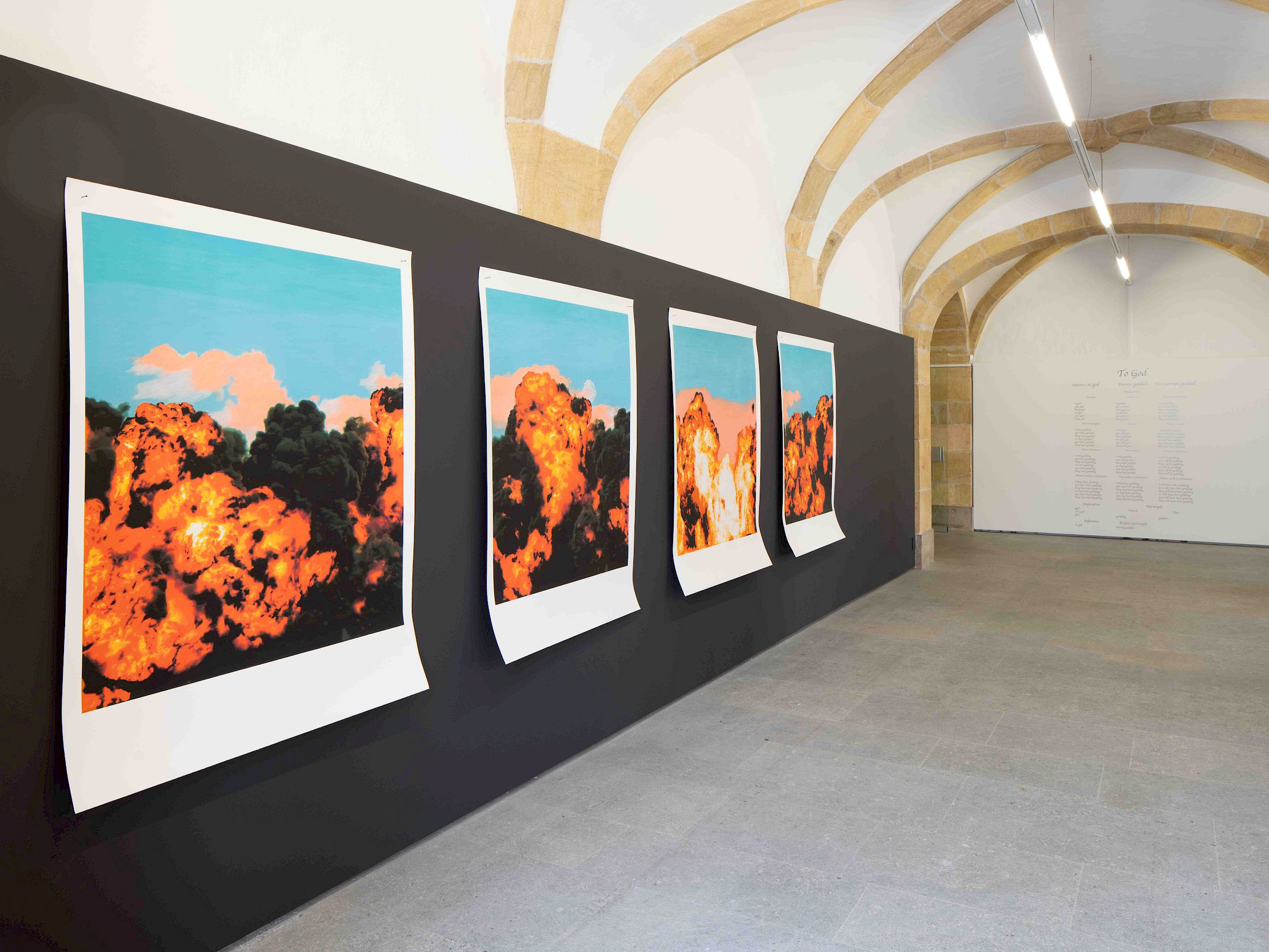 Exhibition View Solo Show Dorian Sari «Le Futur Imparfait» at Centre d'Art Contemporain Yverdon-les-Bains, 2025 / Photo: Anne-Laure Lechat / Courtesy: the artist and Centre d'Art Contemporain Yverdon-les-Bains