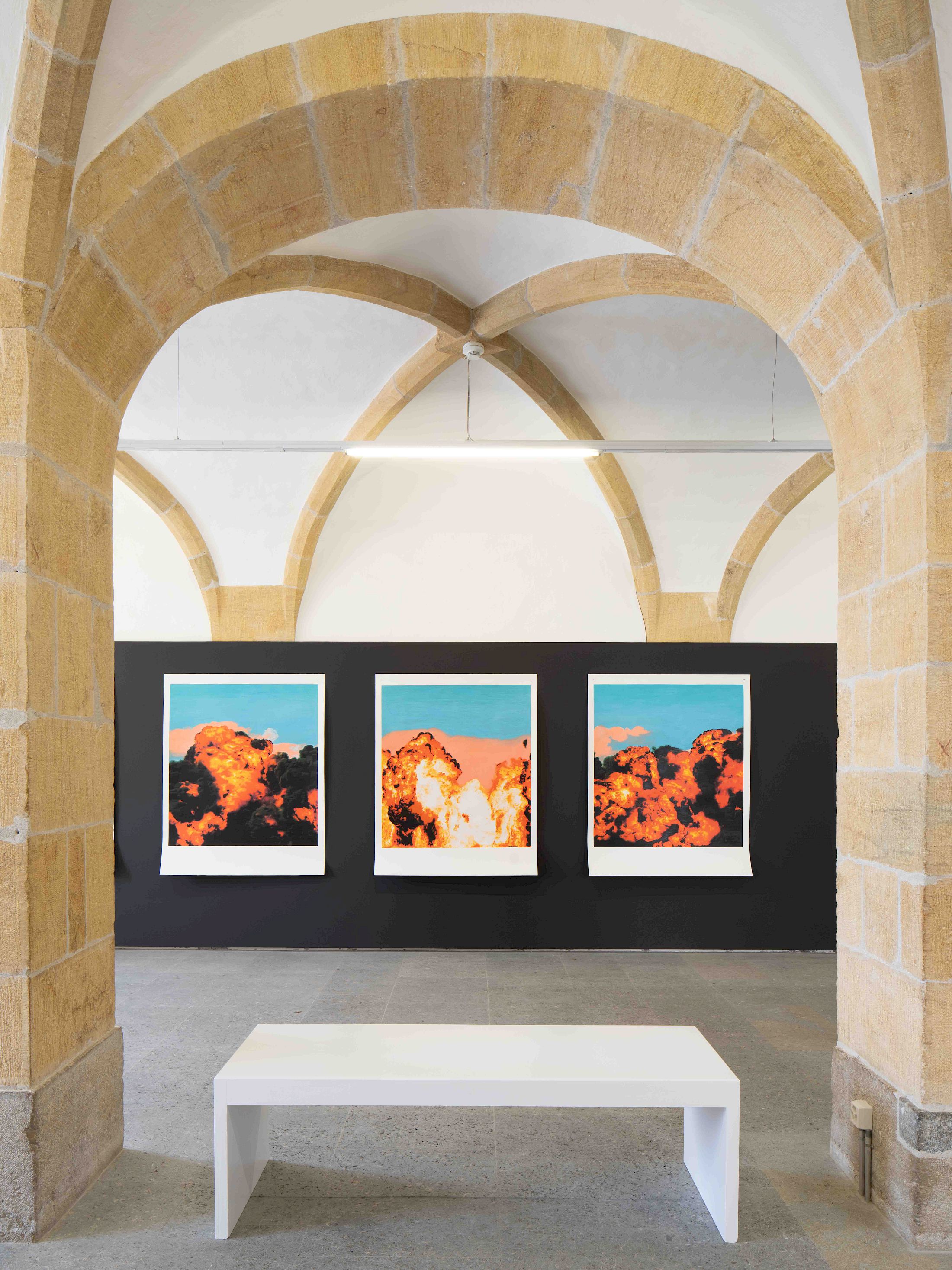 Exhibition View Solo Show Dorian Sari «Le Futur Imparfait» at Centre d'Art Contemporain Yverdon-les-Bains, 2025 / Photo: Anne-Laure Lechat / Courtesy: the artist and Centre d'Art Contemporain Yverdon-les-Bains