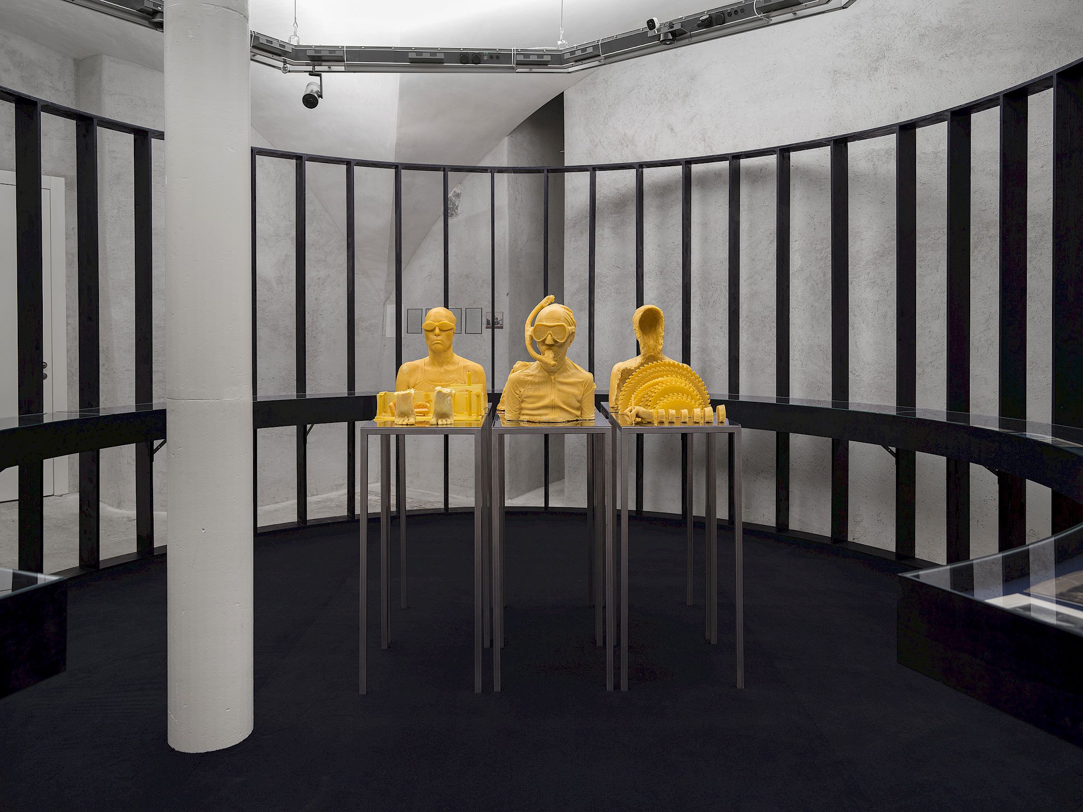 Exhibition view Emma Jung & Rebecca Ackroyd «Tage und Nächte», Cabaret Voltaire 2025; Rebecca Ackroyd, The World as I feel it (Series), 2025. Photo: Cedric Mussano. Courtesy: the artist