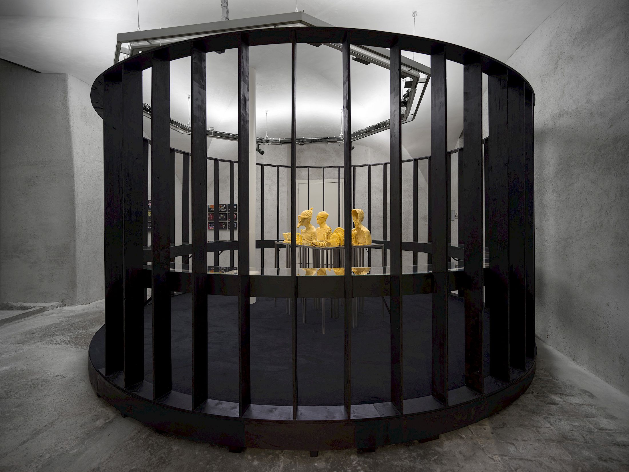 Exhibition view Emma Jung & Rebecca Ackroyd «Tage und Nächte», Cabaret Voltaire 2025; Exhibits by Emma Jung-Rauschenbach; Rebecca Ackroyd, The World as I see it (Series), 2022–ongoing. Photo: Cedric Mussano. Courtesy: the artist