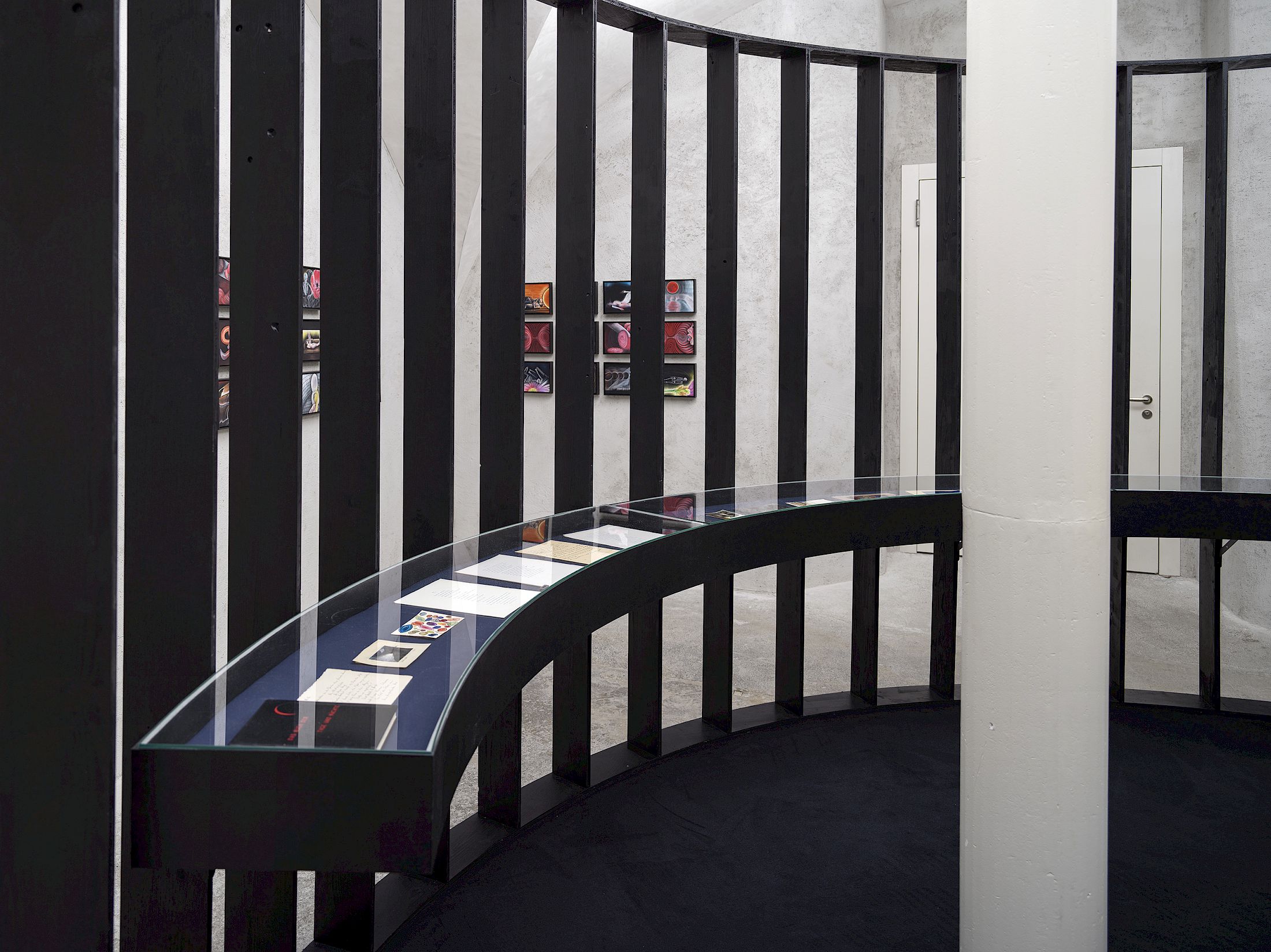 Exhibition view Emma Jung & Rebecca Ackroyd «Tage und Nächte», Cabaret Voltaire 2025; Exhibits by Emma Jung-Rauschenbach; Rebecca Ackroyd, The World as I see it (Series), 2022–ongoing. Photo: Cedric Mussano. Courtesy: the artist.