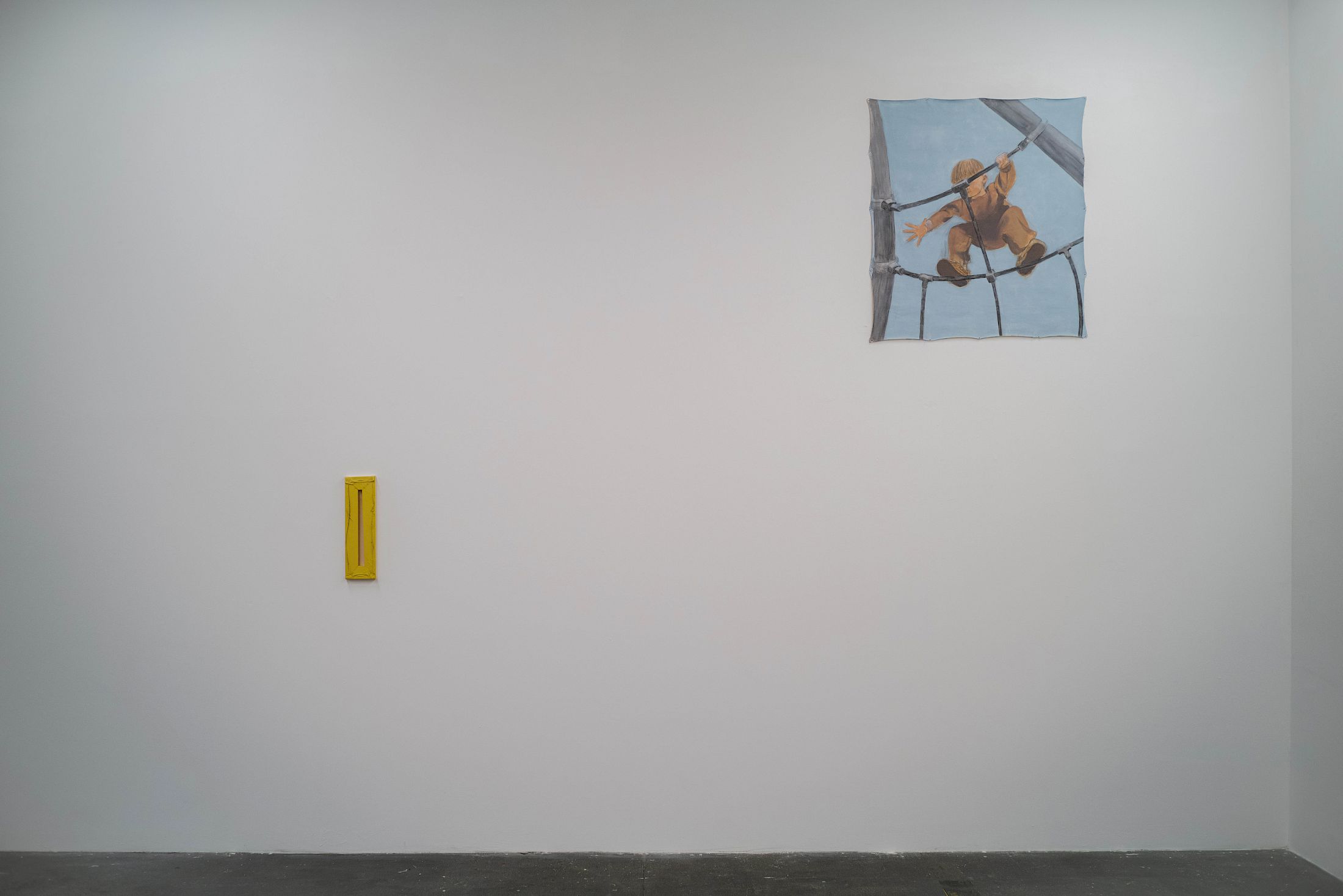 Exhibition View Duo Show Hugo Baud and Olive Godlee «Surely Tomorrow» at Espace Sébeillon, Lausanne, 2025 / Photo: Daniel Walcher / Courtesy: the artists and Espace Sébeillon