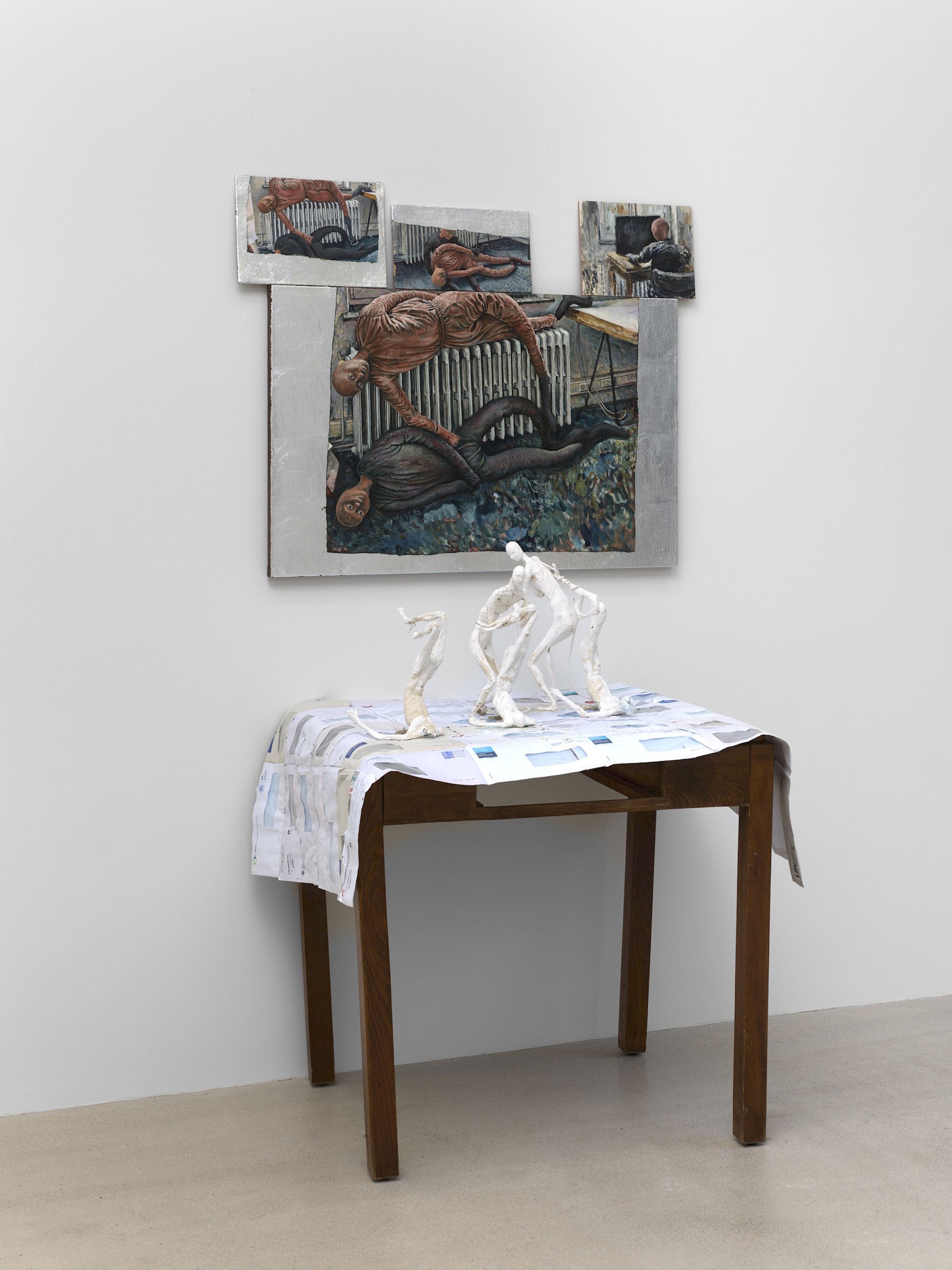 Exhibition View Solo Show Jannis Marwitz «FISH, fish» at Damien and the Love Guru, Zurich, 2026 / Photo: Felix Jungo / Courtesy: the artist and Damien and the Love Guru