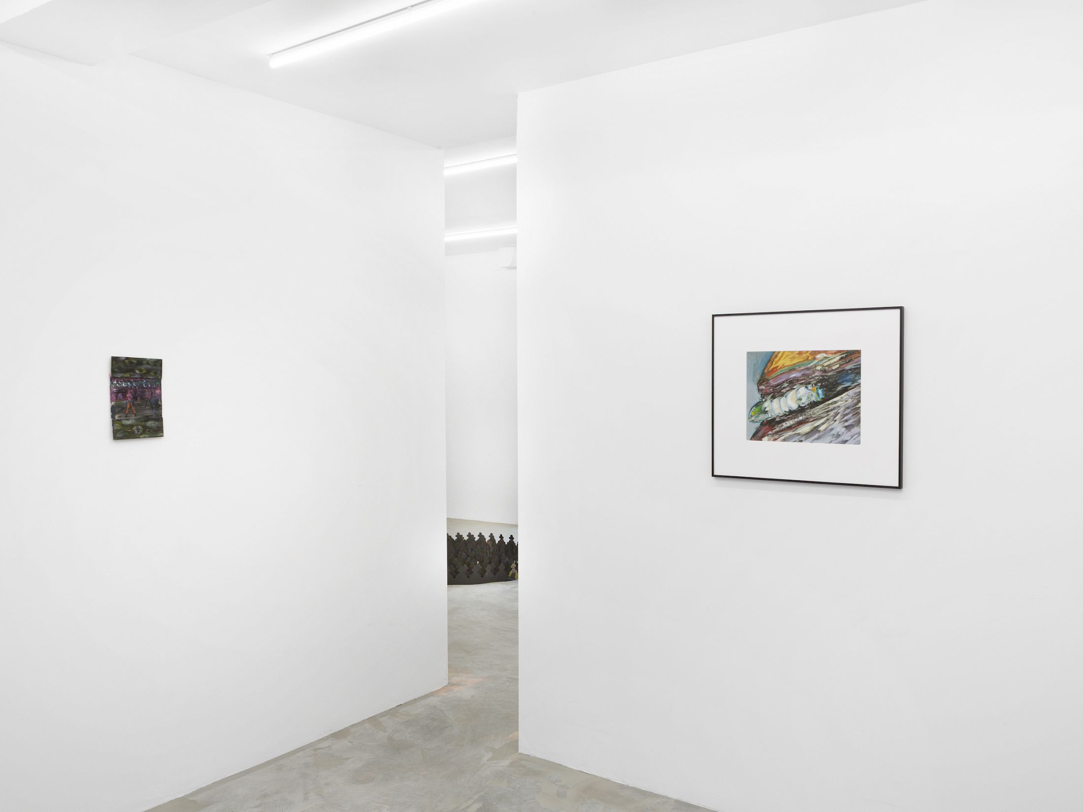 Exhibition View Group Show «Love Sick» at Sentiment, Zurich, 2025-2026 / Photo: Philipp Rupp / Julien Gremaud / Courtesy: the artists and Sentiment