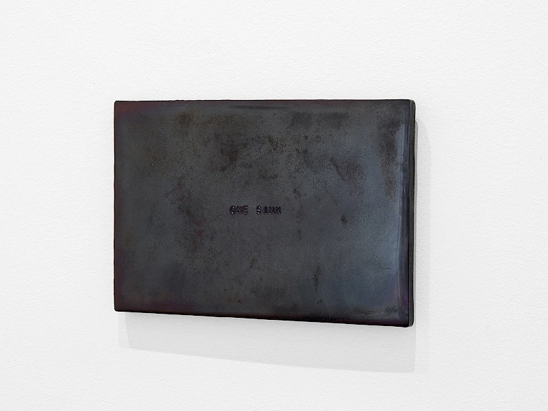 Exhibition View Solo Show Maggy Hamel-Metsos «The Etymologist ; view on detail from oe i oe ea oe aiy (three parts), 2025» at Galerie Tschudi, Zurich, 2025 / Photo: Cedric Mussano / Courtesy: the artist and Galerie Tschudi