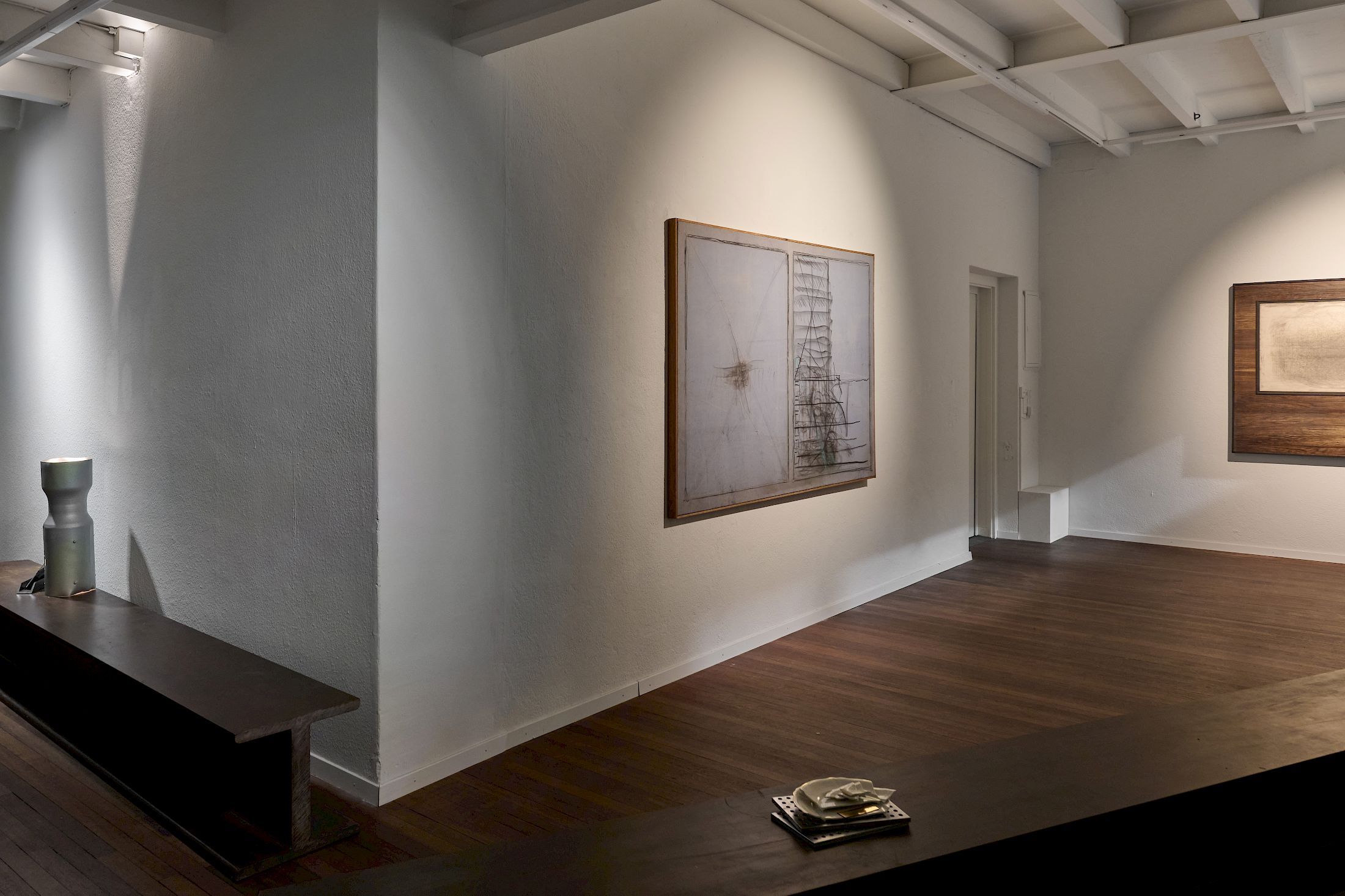 Exhibition View Solo Show Marie Matusz «Shift» at Blue Velvet, Zurich, 2025-2026 / Photo: Flavio Karrer / Courtesy: the artist and Blue Velvet