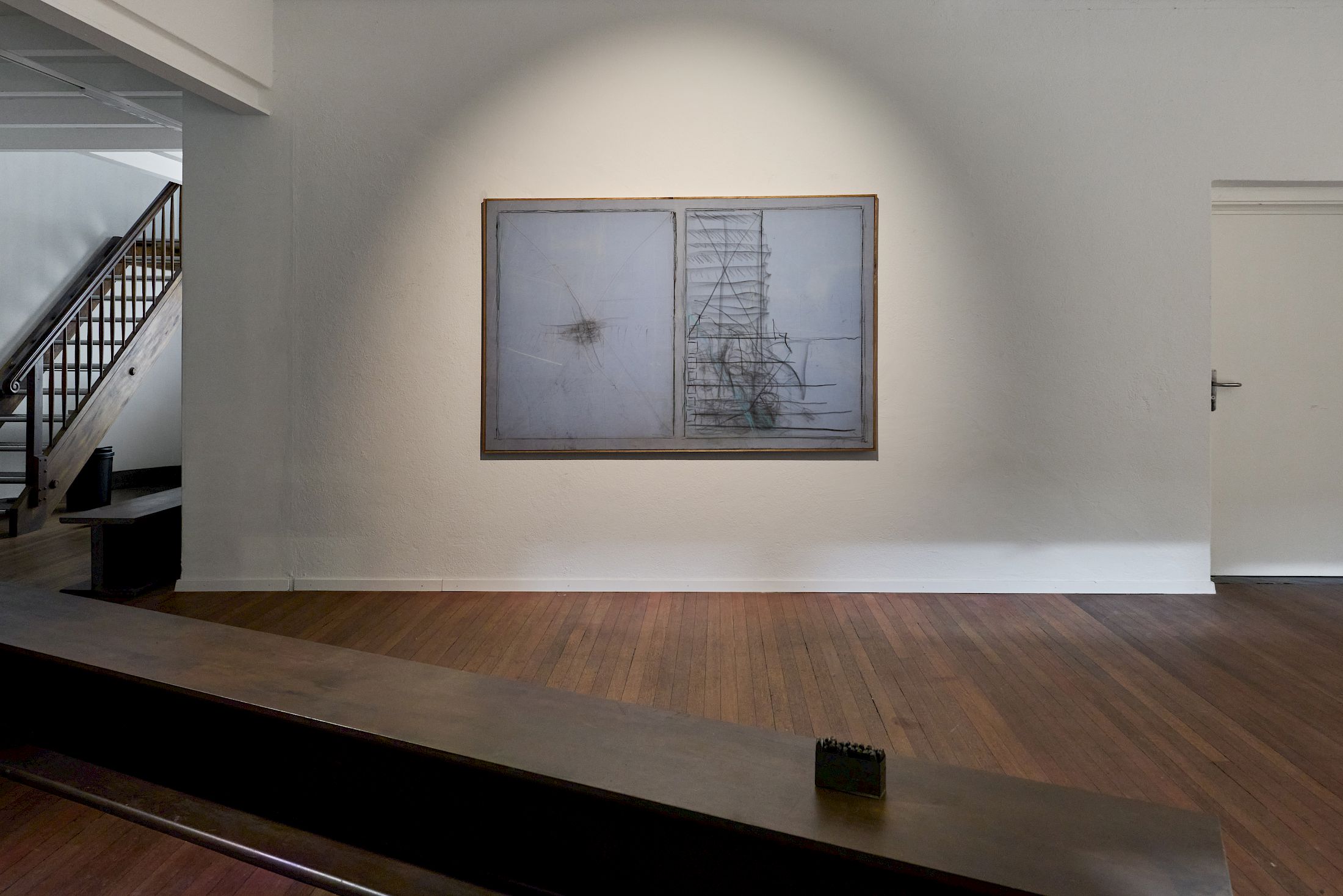 Exhibition View Solo Show Marie Matusz «Shift» at Blue Velvet, Zurich, 2025-2026 / Photo: Flavio Karrer / Courtesy: the artist and Blue Velvet