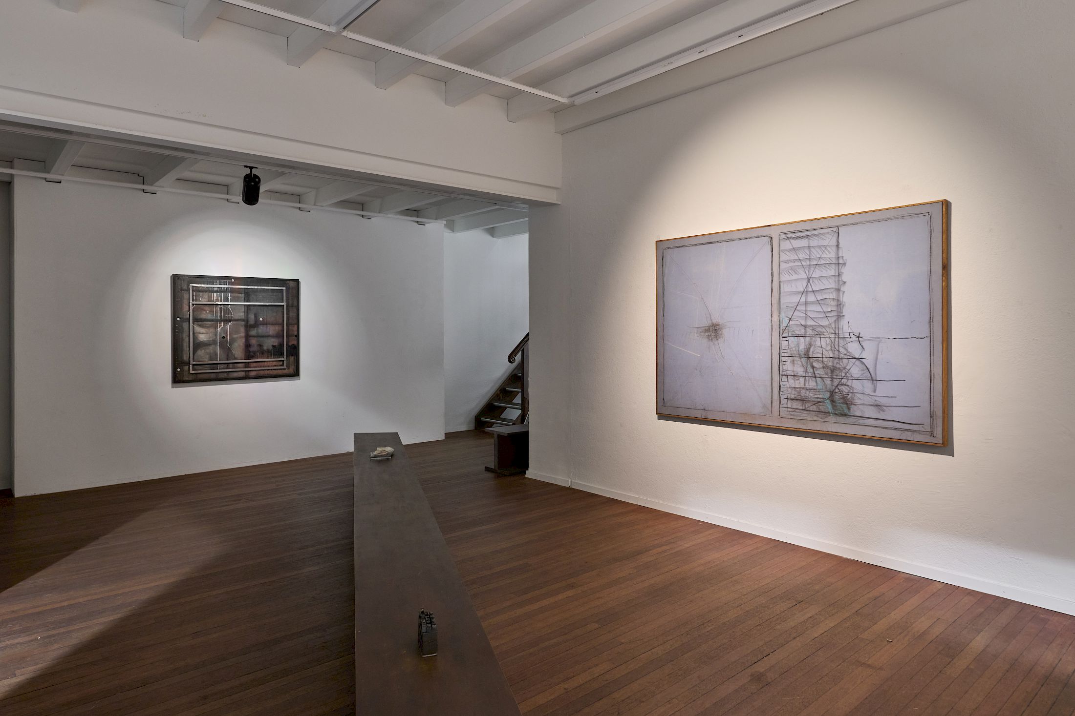 Exhibition View Solo Show Marie Matusz «Shift» at Blue Velvet, Zurich, 2025-2026 / Photo: Flavio Karrer / Courtesy: the artist and Blue Velvet