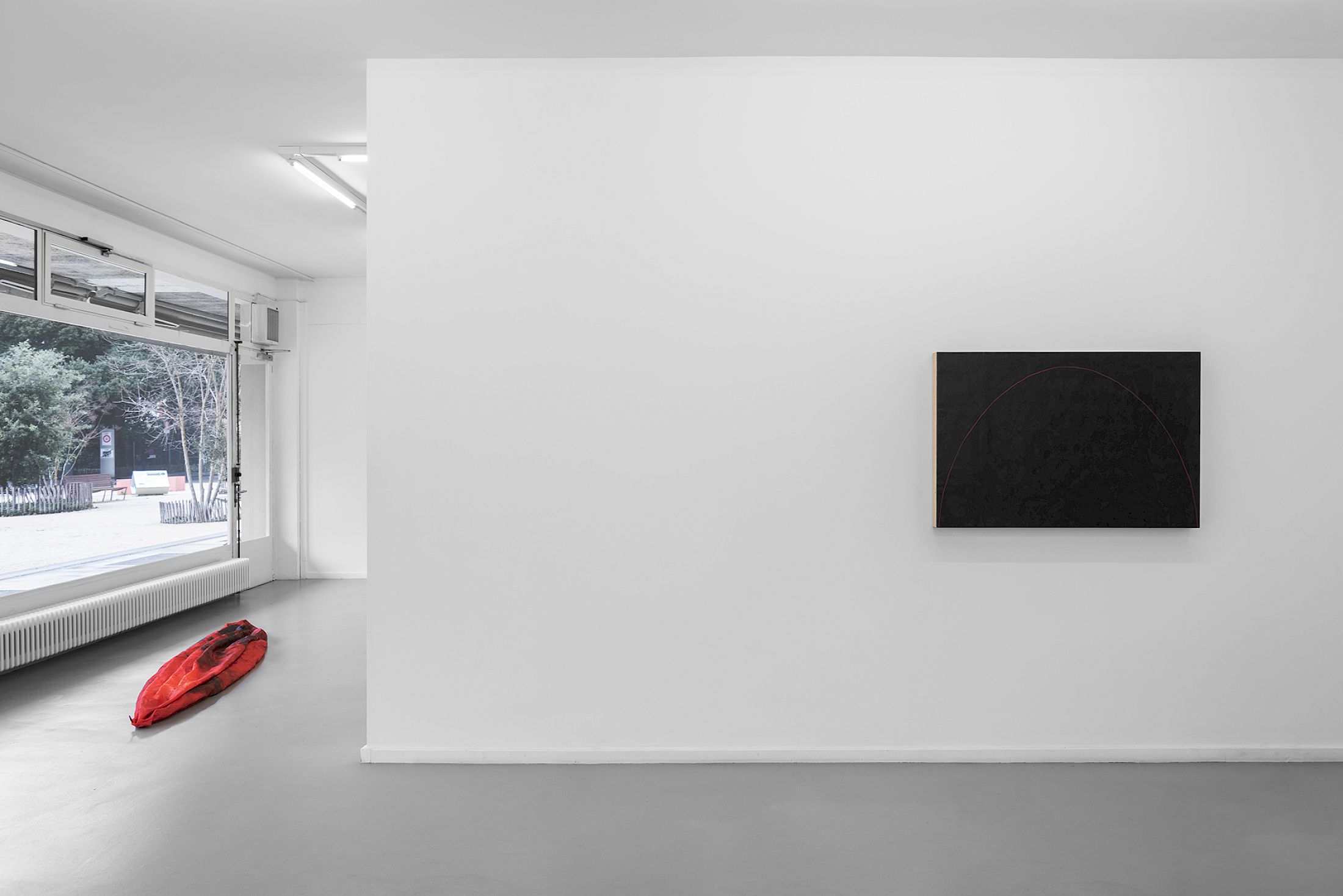 Exhibition View Solo Show Mitchell Anderson «Rockets» at Centre d’Édition Contemporaine, Geneva, 2026 / Photo: Remy Ugarte Vallejos / Courtesy: the artist and Centre d’Édition Contemporaine