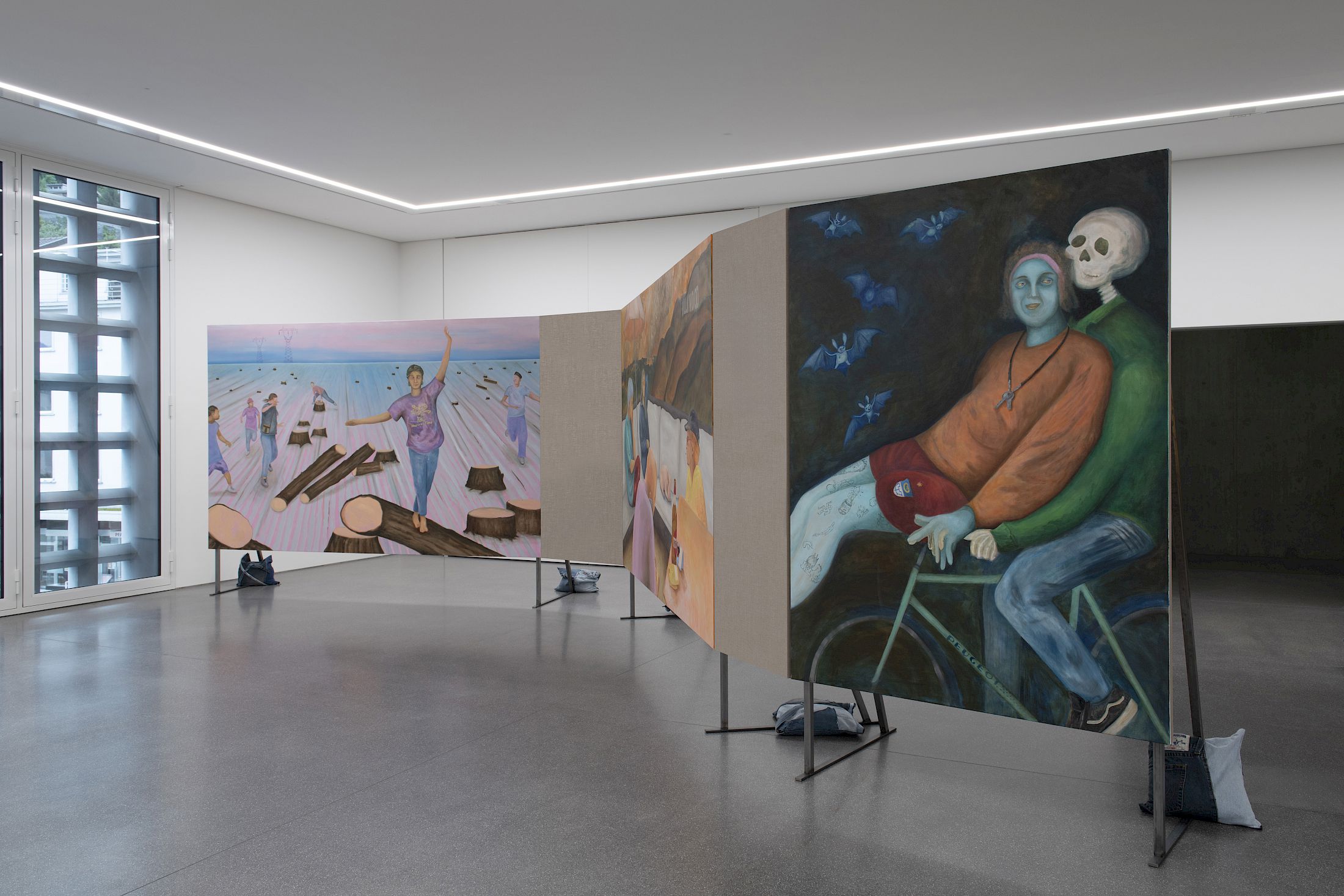 Exhibition View Solo Show Noemi Pfister «Heart on Sleeve» at Graubünden Museum of Art, Chur, 2025 / Photo: Thomas Strub / Courtesy: the artist and Graubünden Museum of Art