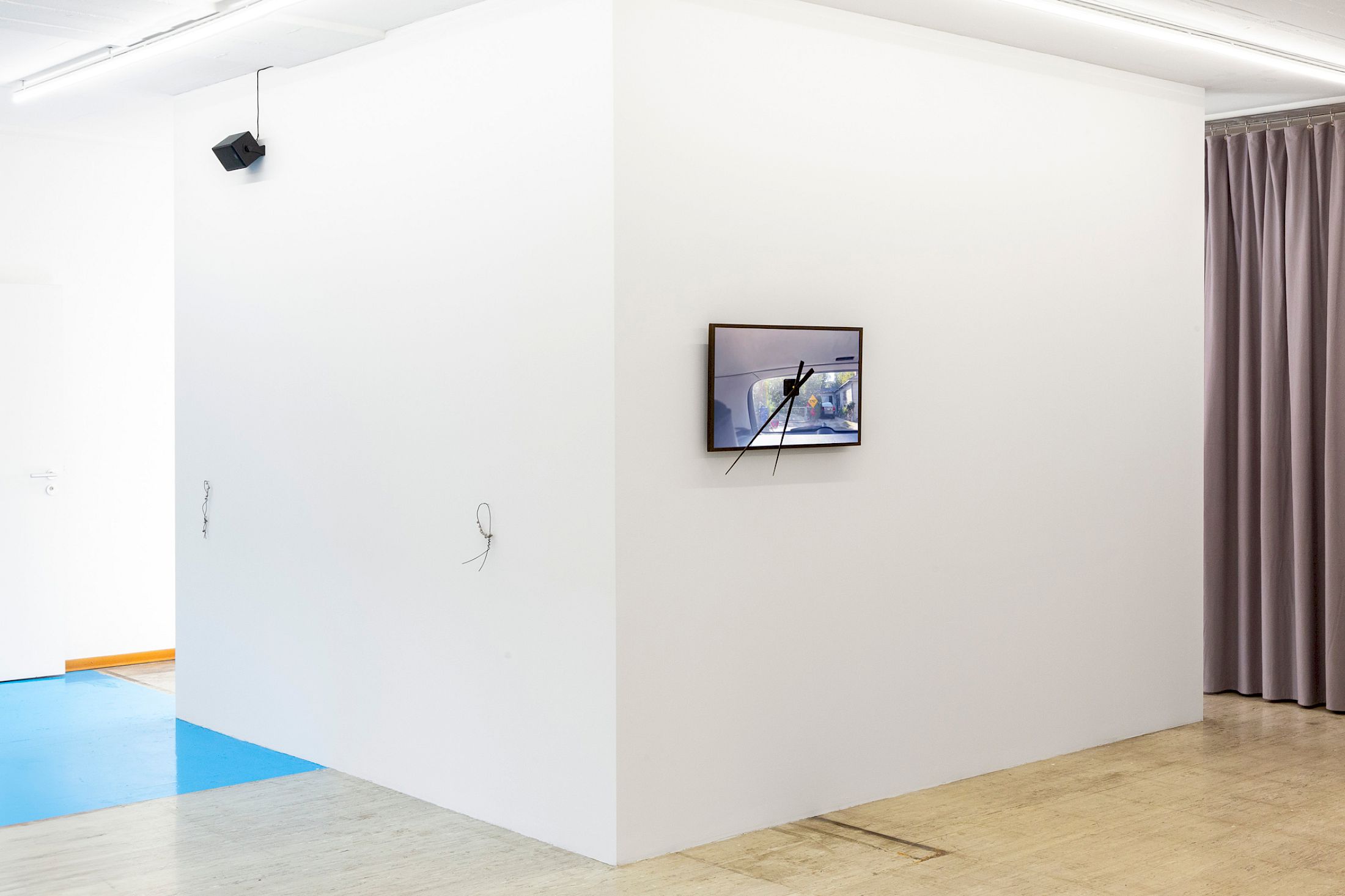 Exhibition View Group Show «Recessment» at Stretcher, Basel, 2025 / Photo: Nina Rieben / Courtesy: Stretcher and the artists