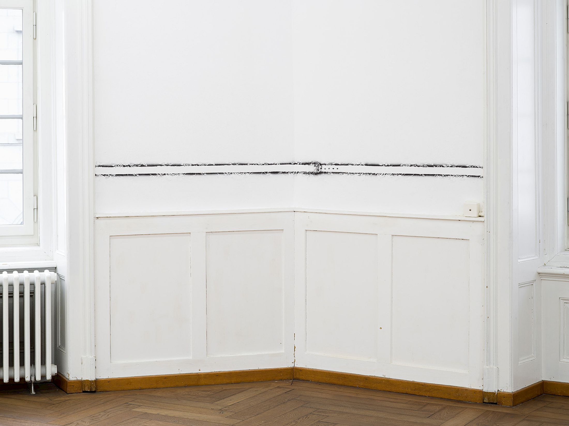 Exhibition View Group Show «Tracks and Traces ; view on Christelle Kahla, Hold (Me) Tighter, 2026» at Kunsthaus Langenthal, Langenthal, 2026 / Photo: Cedric Mussano / Courtesy: the artist and Kunsthaus Langenthal